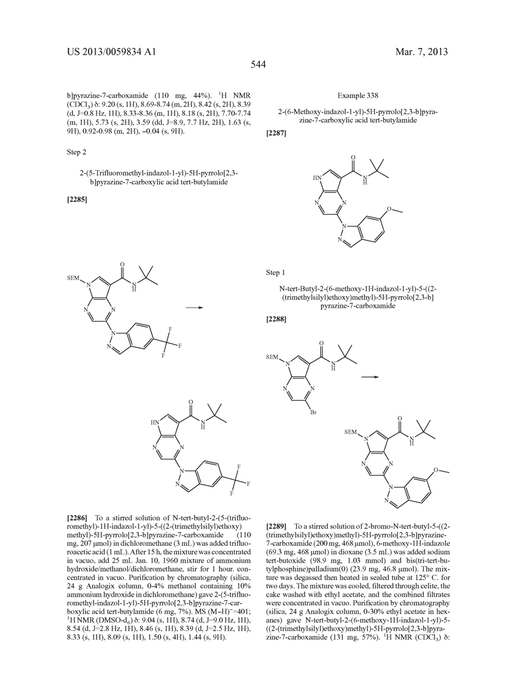 PYRROLOPYRAZINE KINASE INHIBITORS - diagram, schematic, and image 544