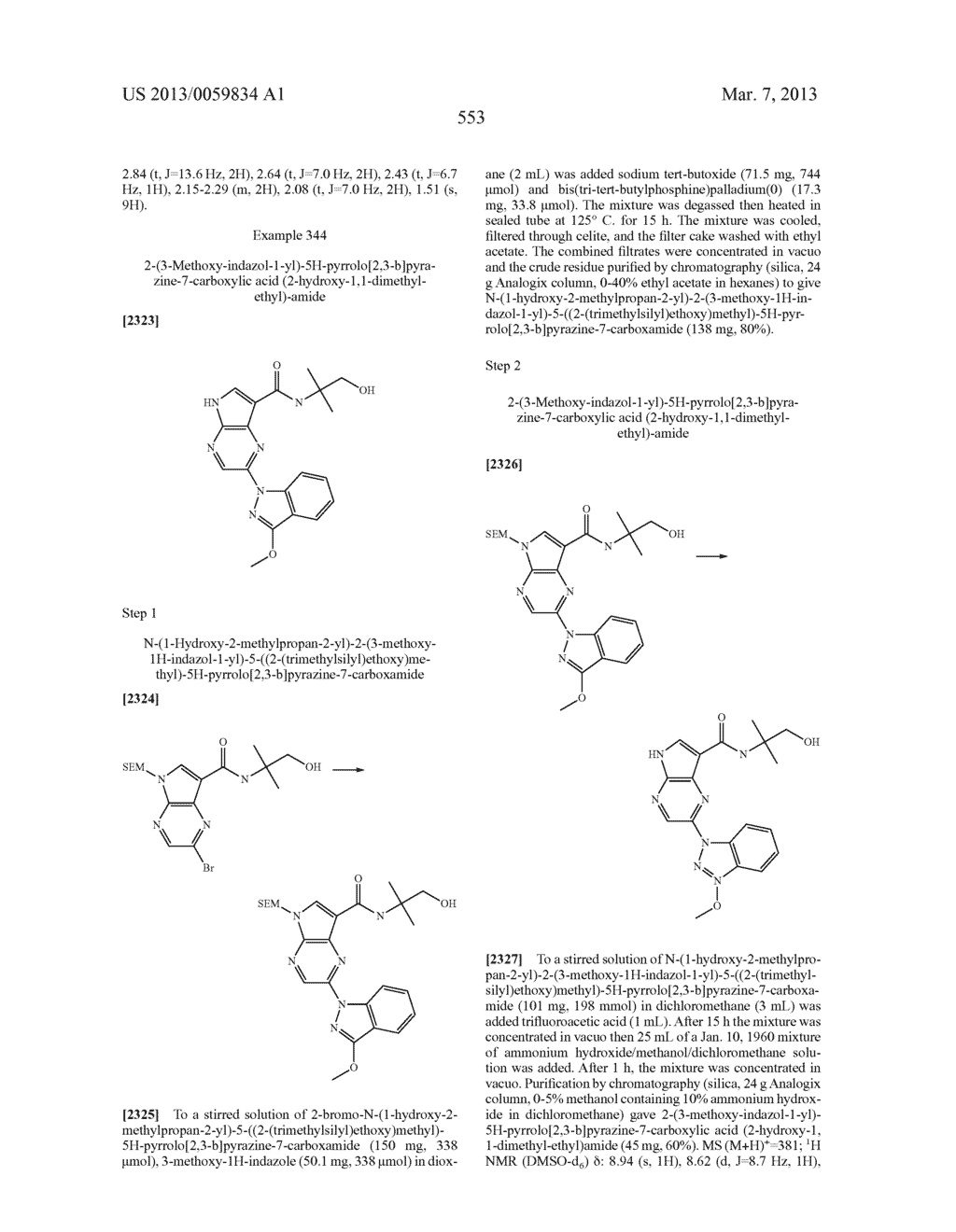 PYRROLOPYRAZINE KINASE INHIBITORS - diagram, schematic, and image 553