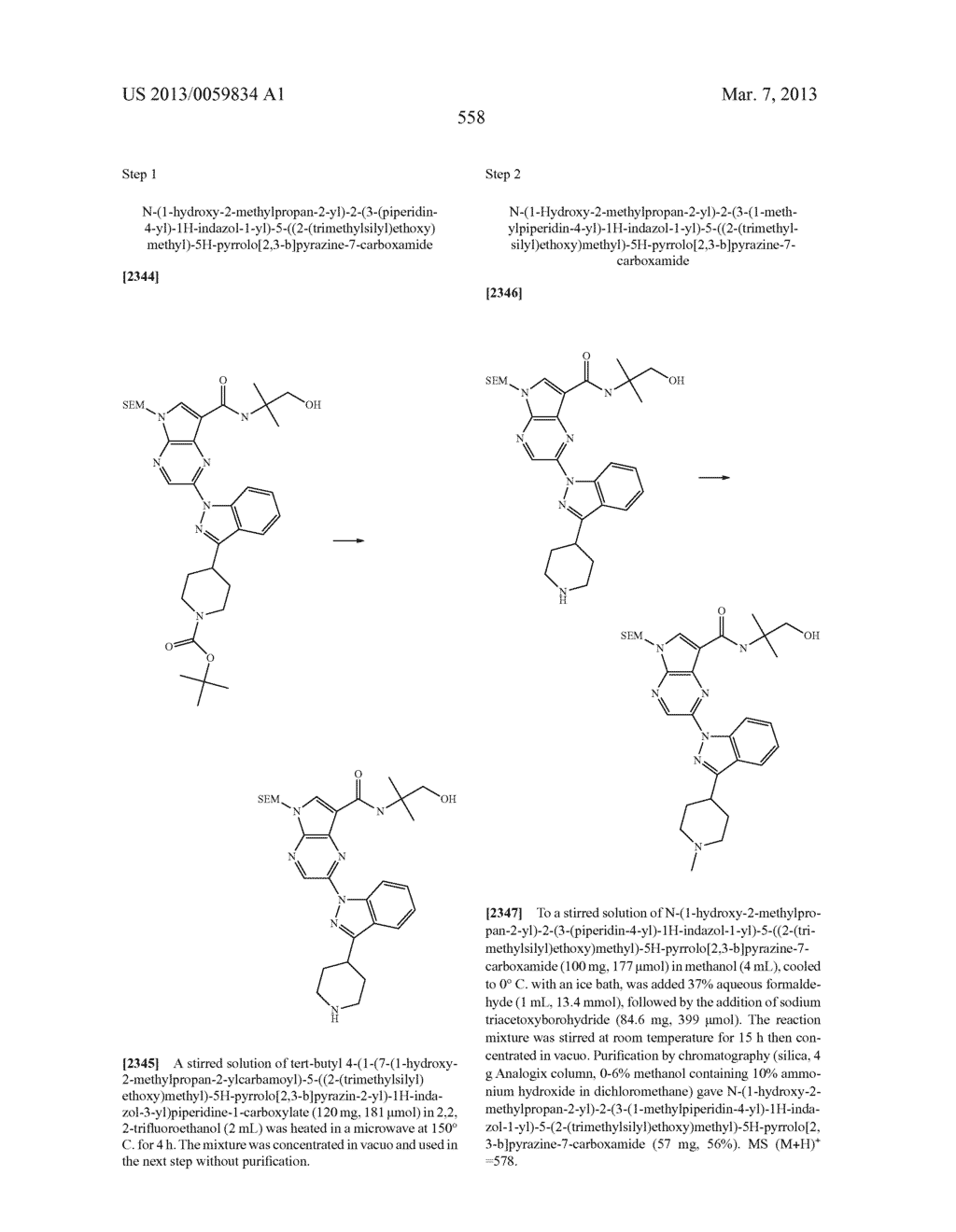 PYRROLOPYRAZINE KINASE INHIBITORS - diagram, schematic, and image 558