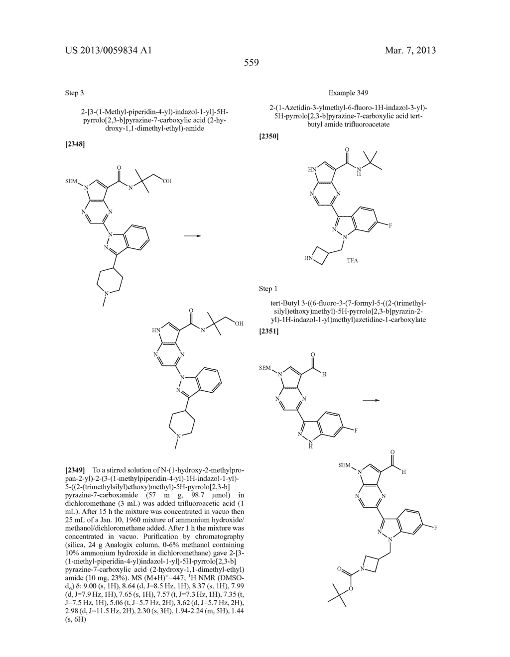 PYRROLOPYRAZINE KINASE INHIBITORS - diagram, schematic, and image 559