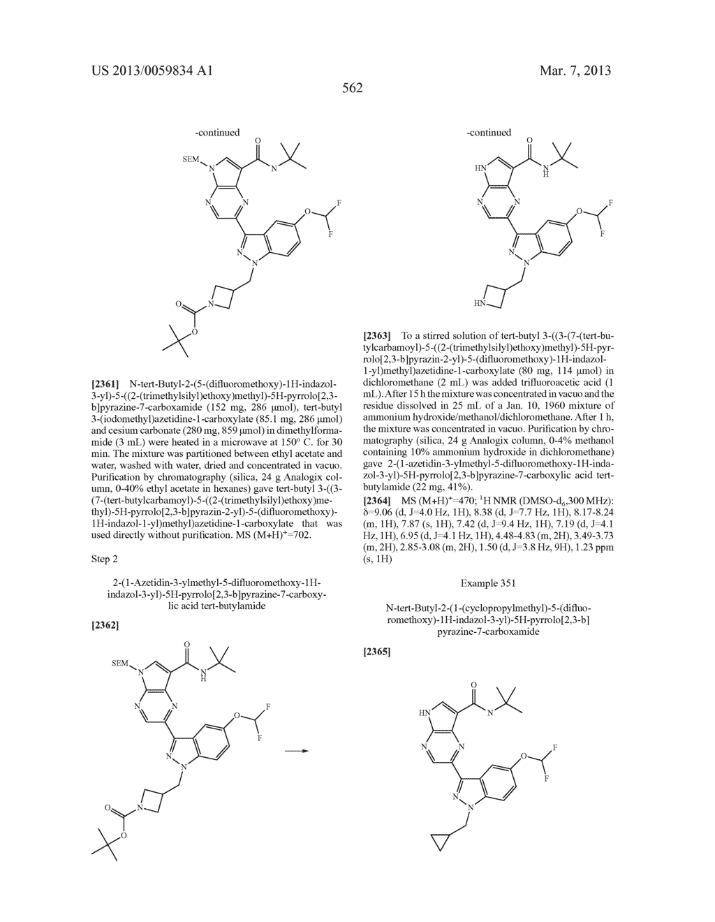 PYRROLOPYRAZINE KINASE INHIBITORS - diagram, schematic, and image 562