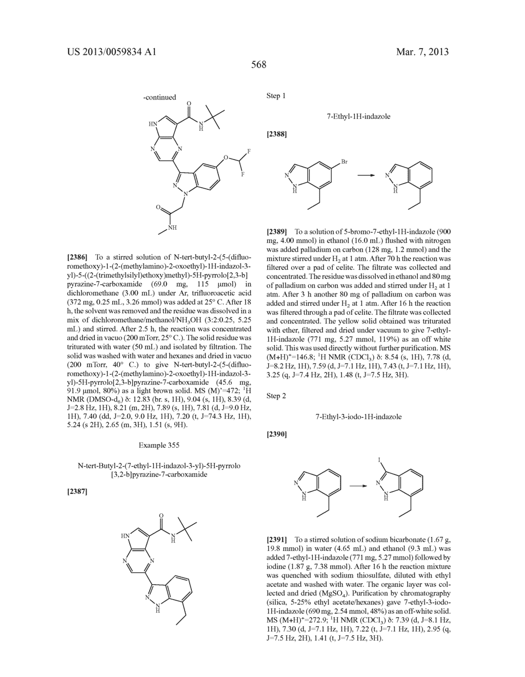 PYRROLOPYRAZINE KINASE INHIBITORS - diagram, schematic, and image 568