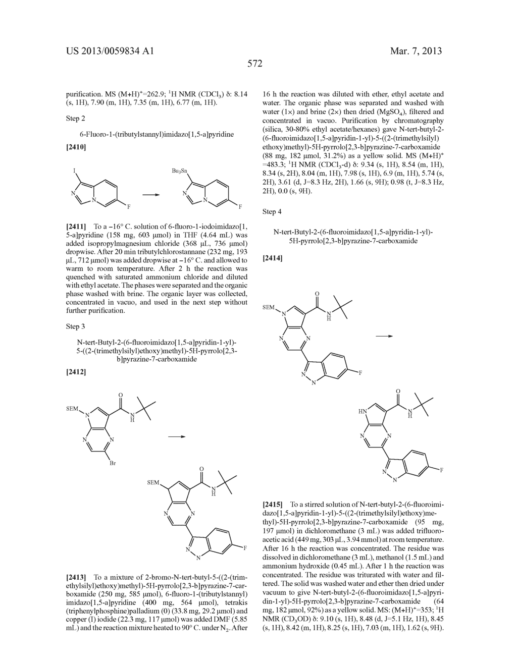 PYRROLOPYRAZINE KINASE INHIBITORS - diagram, schematic, and image 572
