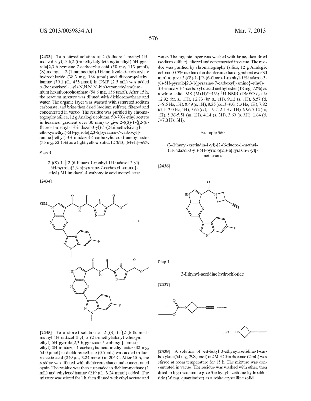 PYRROLOPYRAZINE KINASE INHIBITORS - diagram, schematic, and image 576
