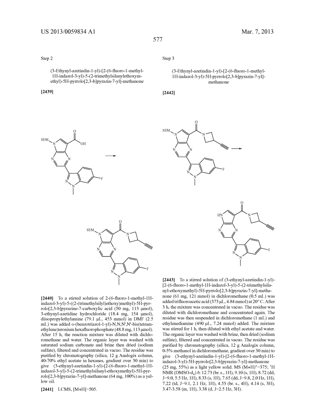 PYRROLOPYRAZINE KINASE INHIBITORS - diagram, schematic, and image 577