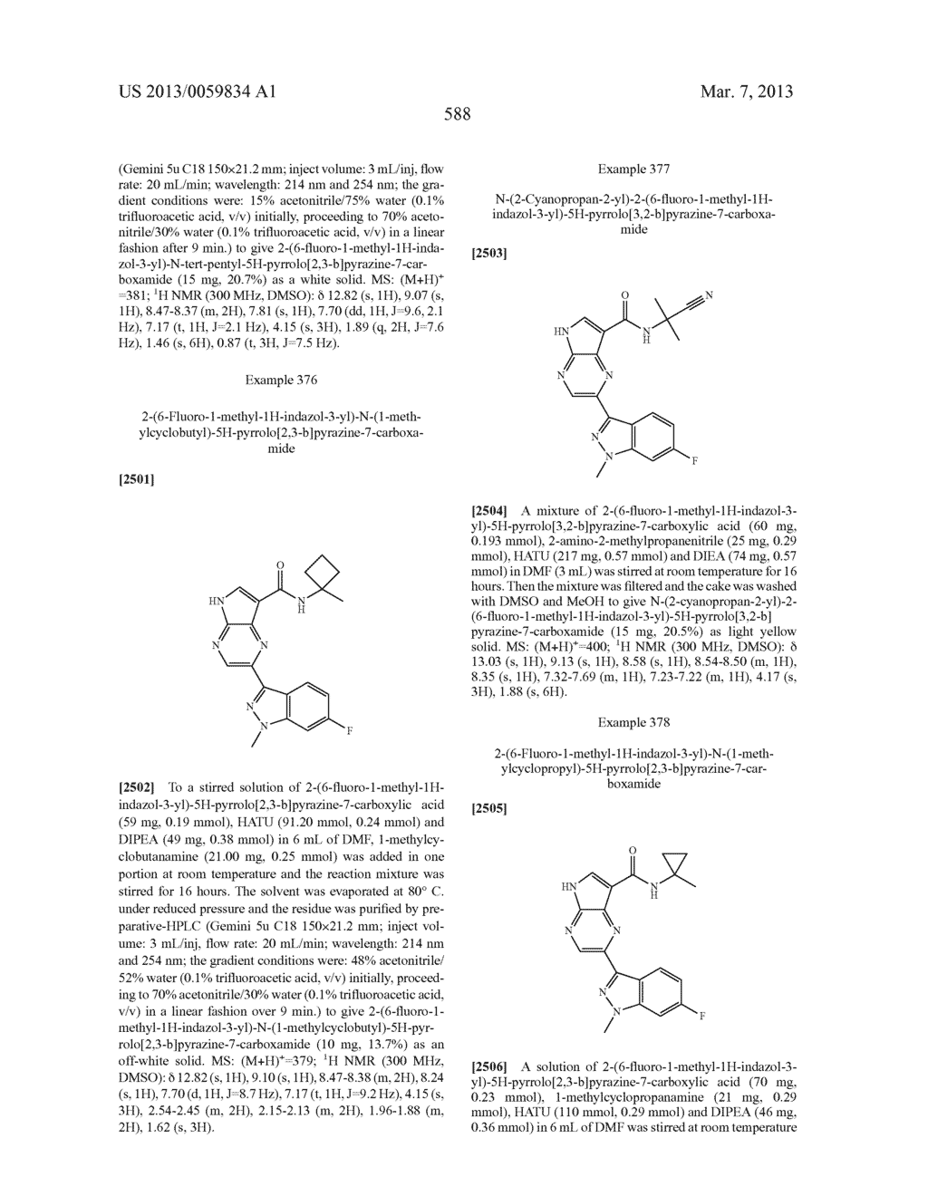 PYRROLOPYRAZINE KINASE INHIBITORS - diagram, schematic, and image 588