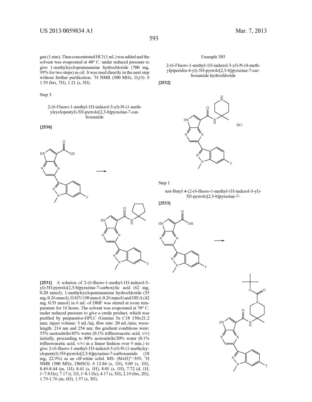 PYRROLOPYRAZINE KINASE INHIBITORS - diagram, schematic, and image 593