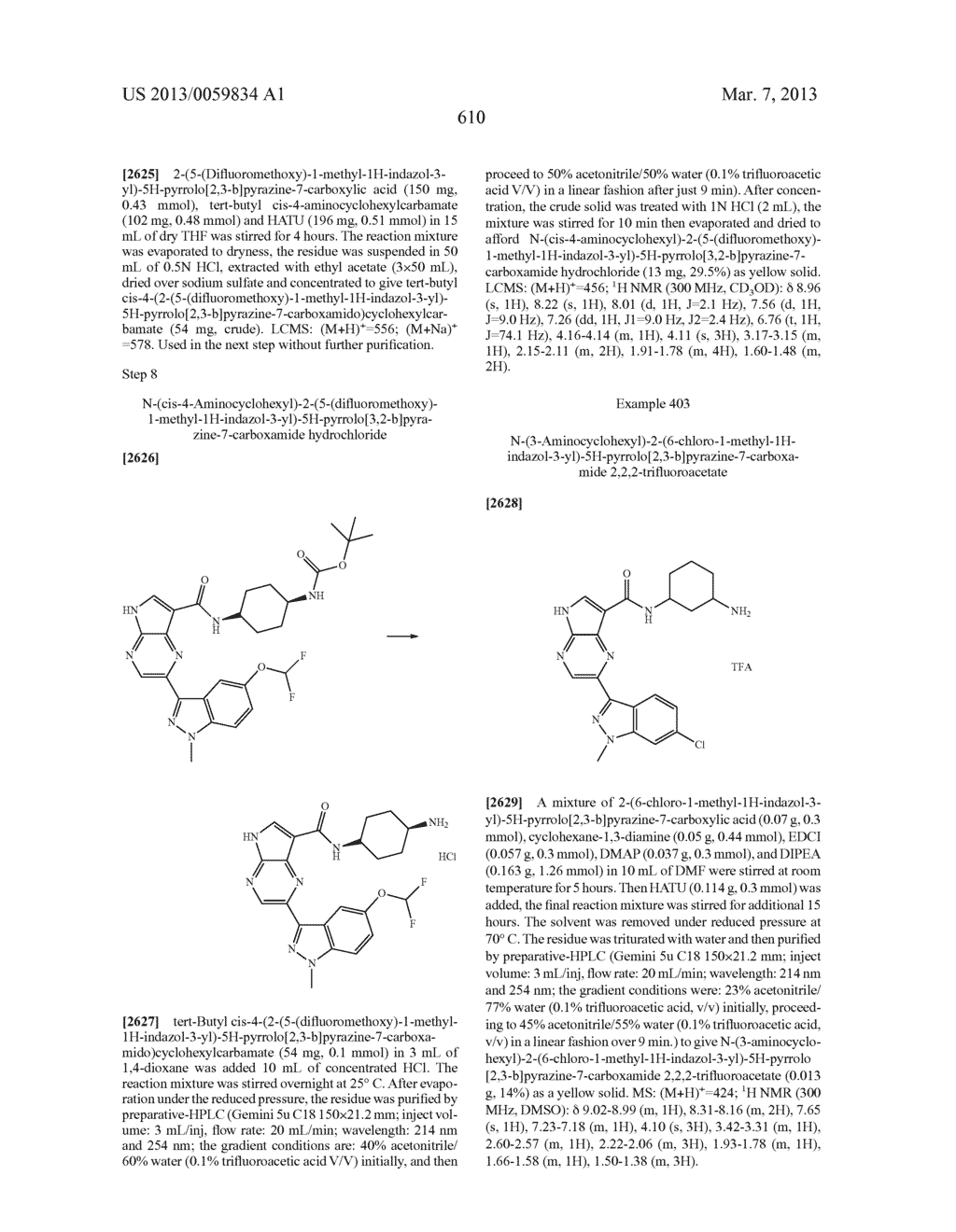 PYRROLOPYRAZINE KINASE INHIBITORS - diagram, schematic, and image 610