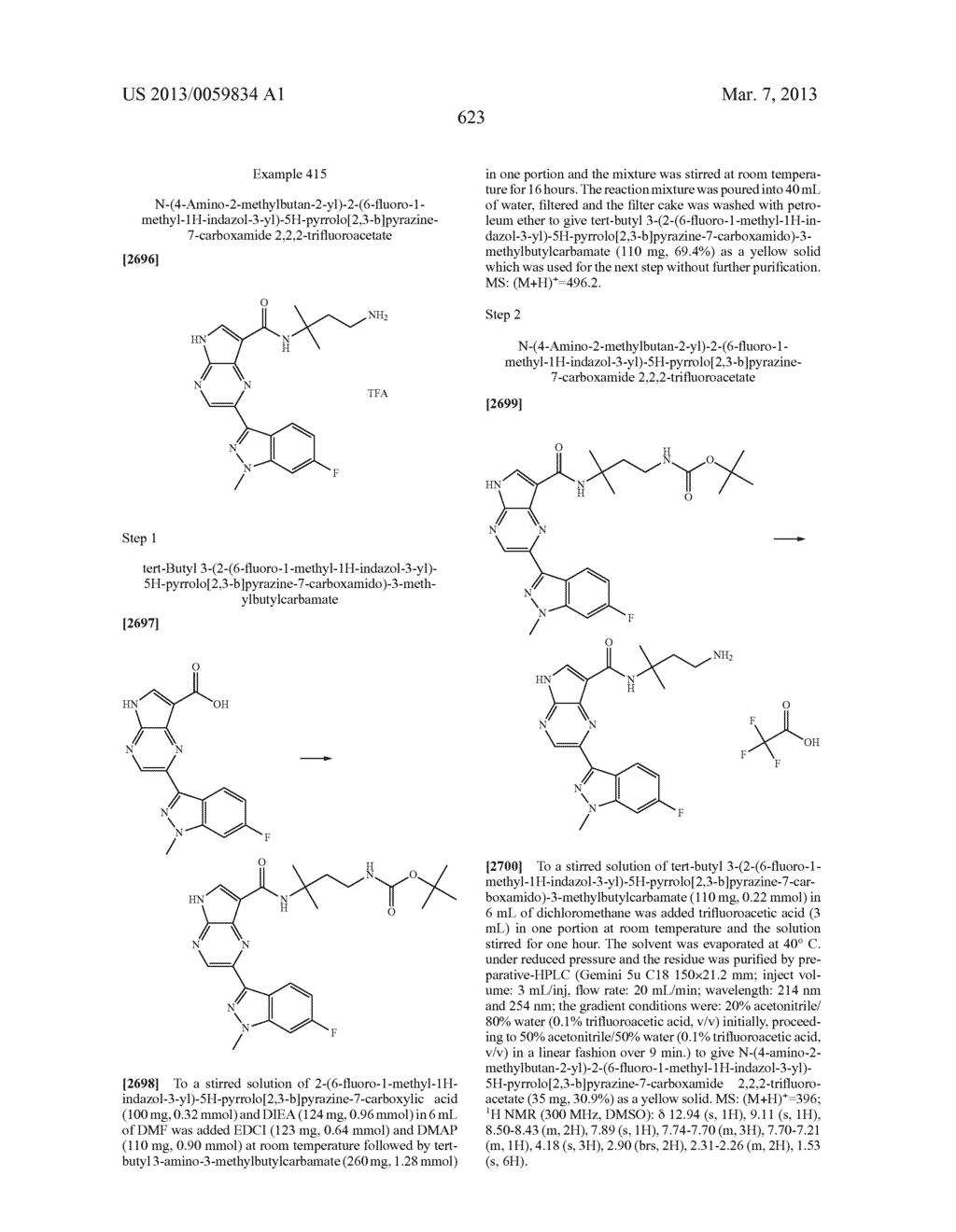 PYRROLOPYRAZINE KINASE INHIBITORS - diagram, schematic, and image 623