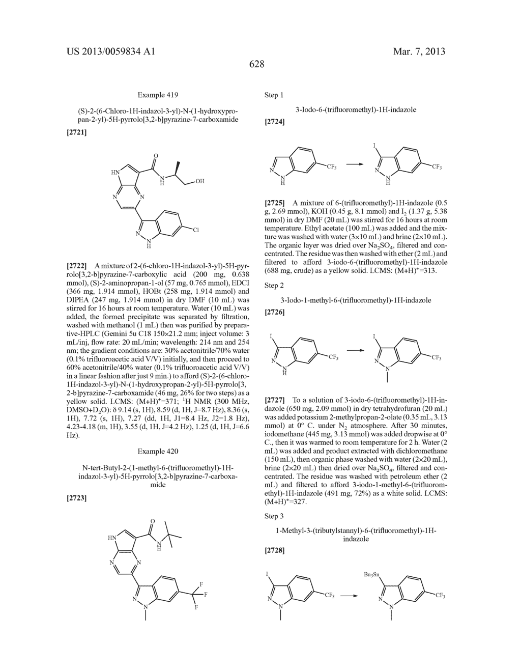 PYRROLOPYRAZINE KINASE INHIBITORS - diagram, schematic, and image 628