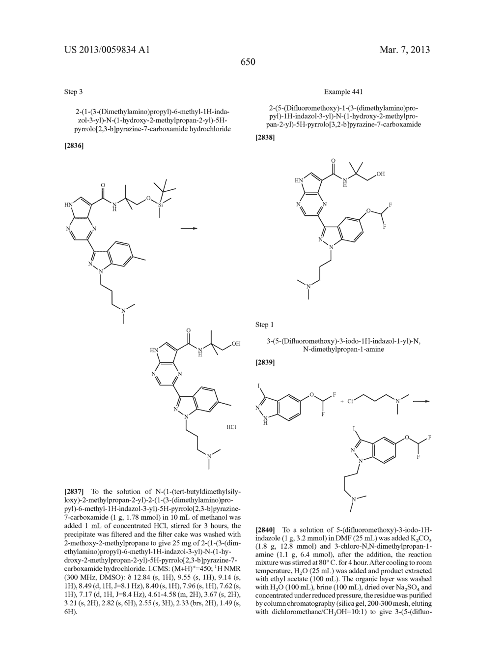 PYRROLOPYRAZINE KINASE INHIBITORS - diagram, schematic, and image 650