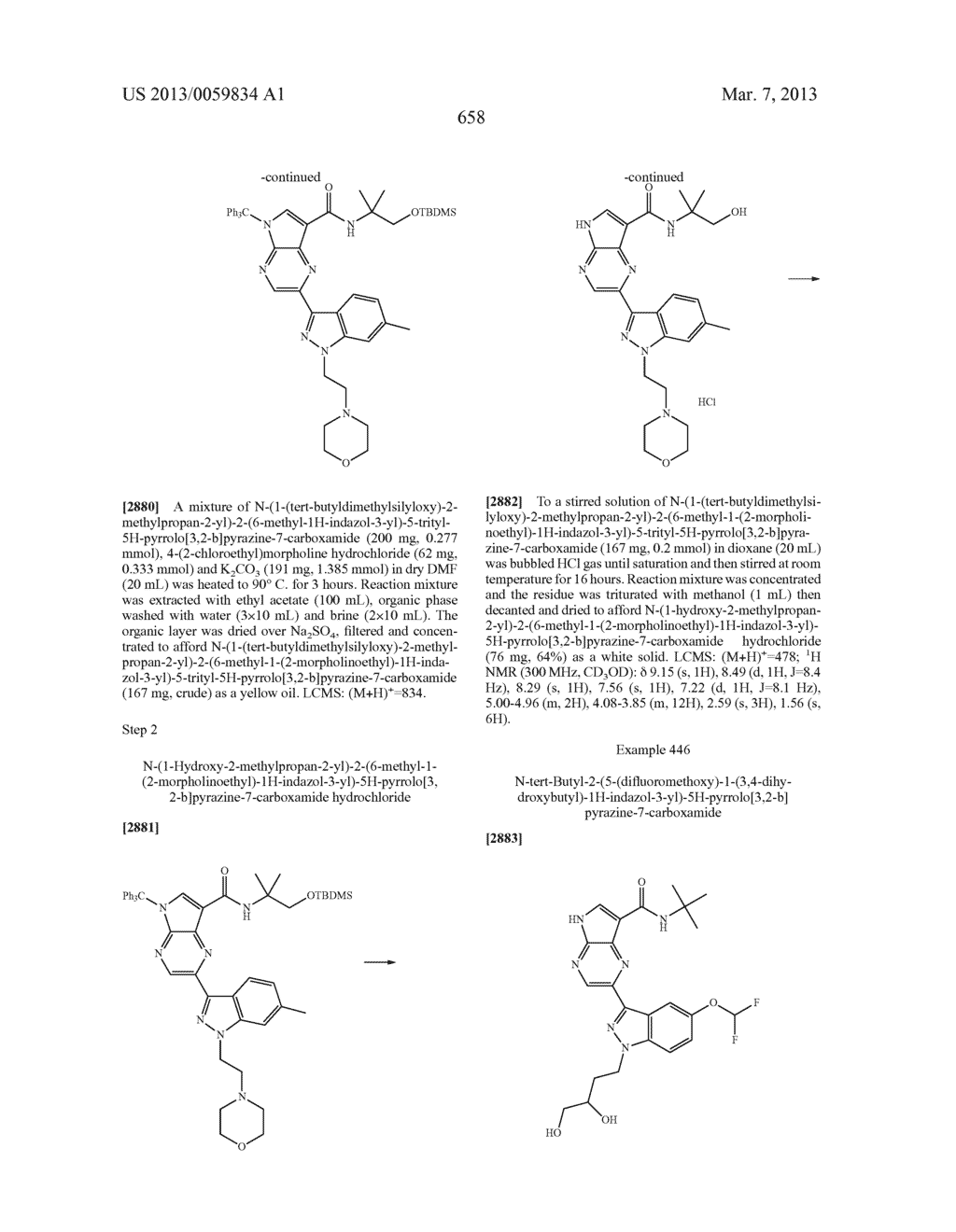 PYRROLOPYRAZINE KINASE INHIBITORS - diagram, schematic, and image 658