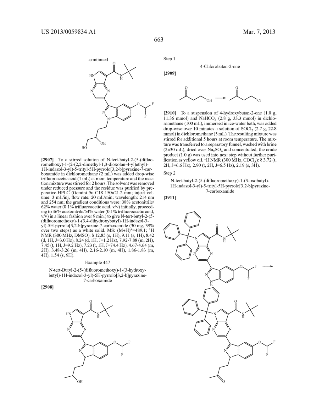 PYRROLOPYRAZINE KINASE INHIBITORS - diagram, schematic, and image 663