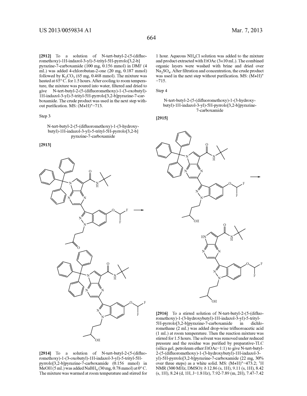 PYRROLOPYRAZINE KINASE INHIBITORS - diagram, schematic, and image 664