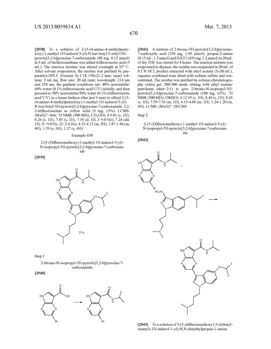 PYRROLOPYRAZINE KINASE INHIBITORS - diagram, schematic, and image 670