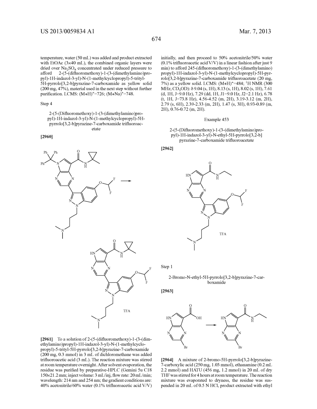 PYRROLOPYRAZINE KINASE INHIBITORS - diagram, schematic, and image 674
