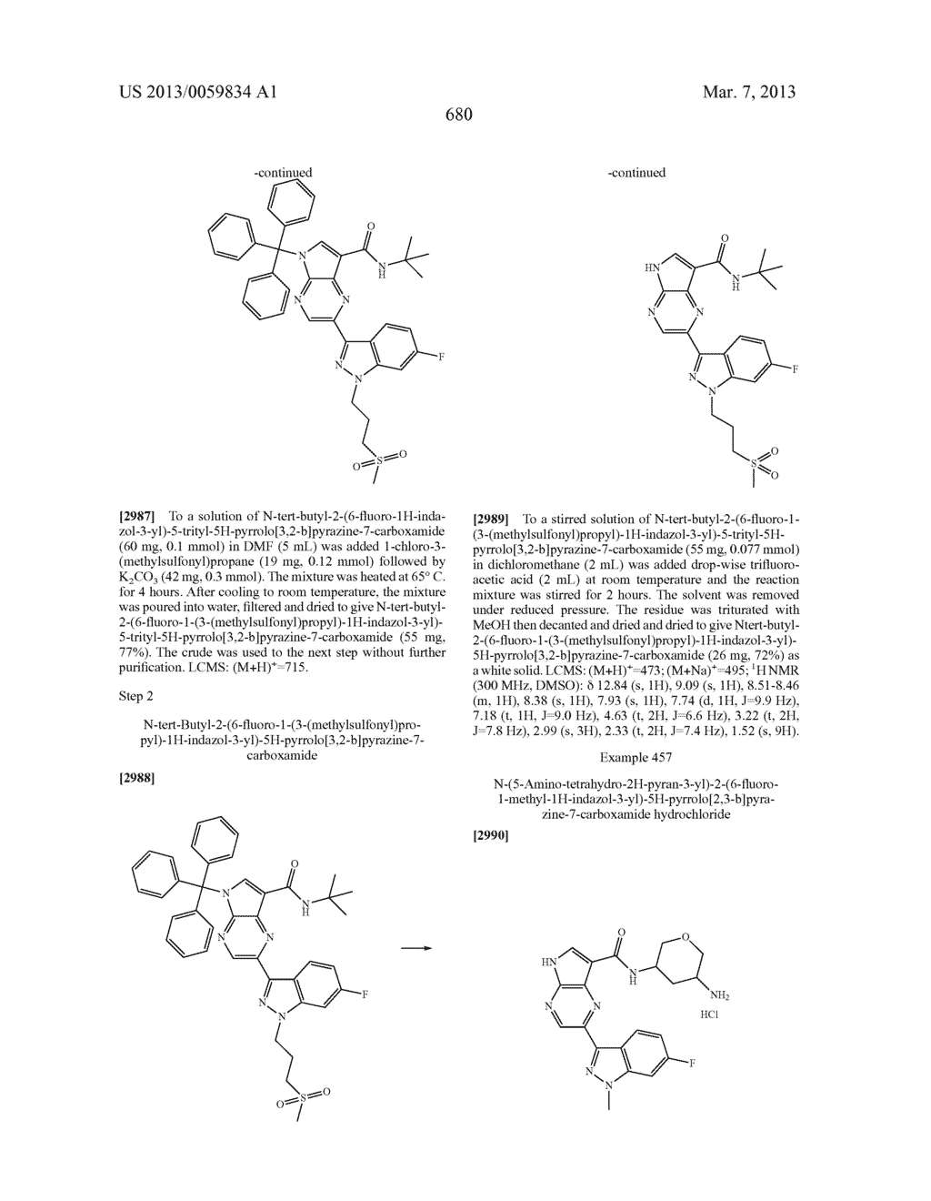 PYRROLOPYRAZINE KINASE INHIBITORS - diagram, schematic, and image 680
