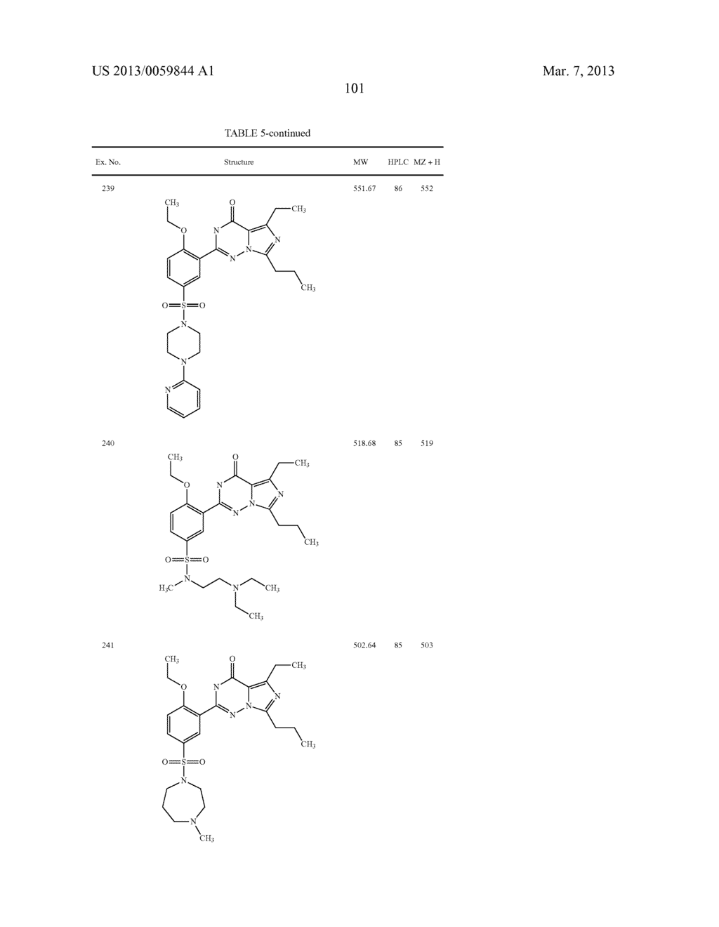 2-PHENYL SUBSTITUTED IMIDAZOTRIAZINONES AS PHOSPHODIESTERASE INHIBITORS - diagram, schematic, and image 102