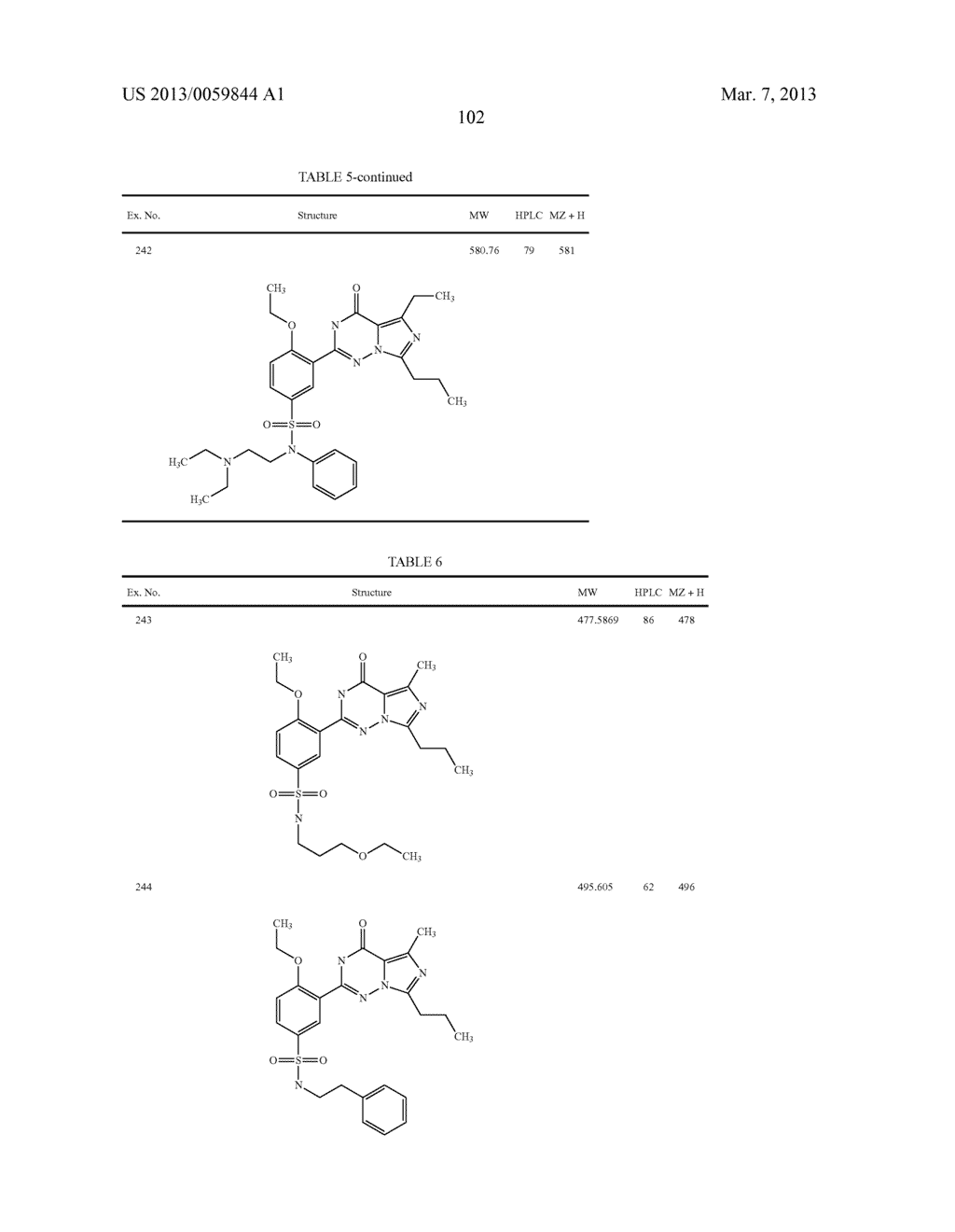 2-PHENYL SUBSTITUTED IMIDAZOTRIAZINONES AS PHOSPHODIESTERASE INHIBITORS - diagram, schematic, and image 103