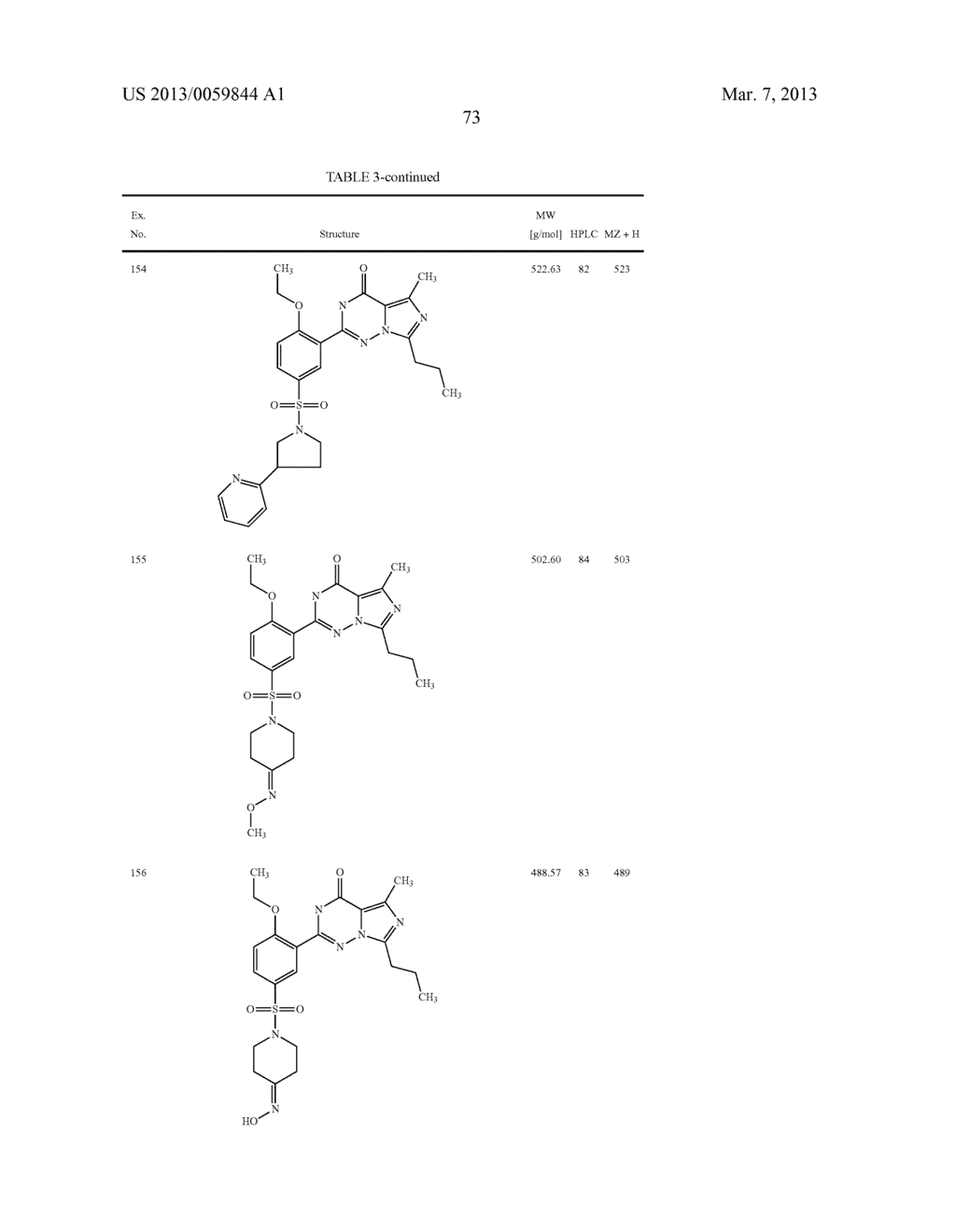 2-PHENYL SUBSTITUTED IMIDAZOTRIAZINONES AS PHOSPHODIESTERASE INHIBITORS - diagram, schematic, and image 74