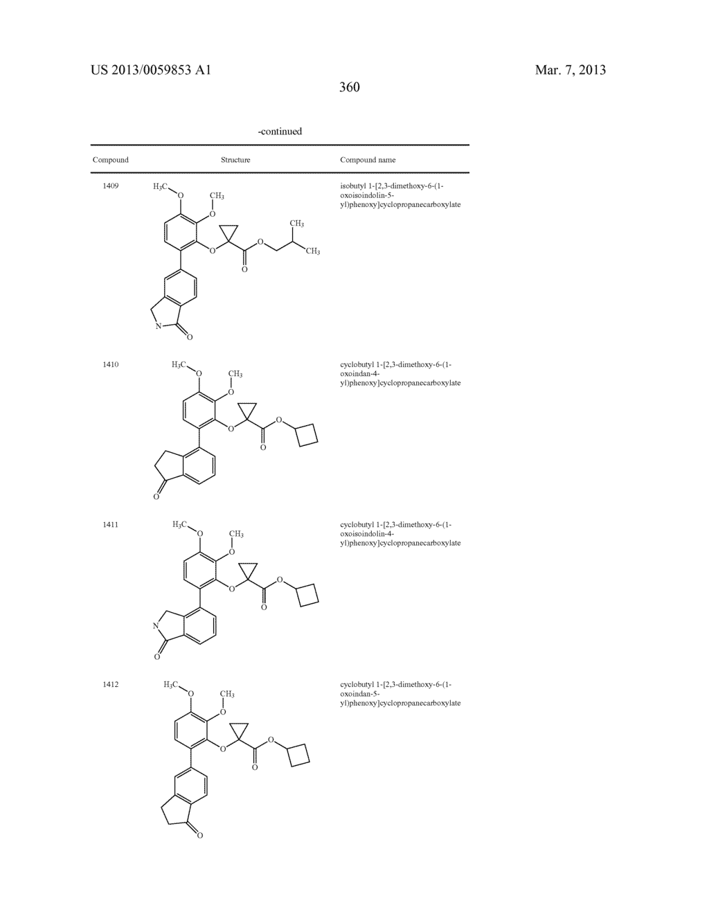 BIARYL PHOSPHODIESTERASE INHIBITORS - diagram, schematic, and image 361