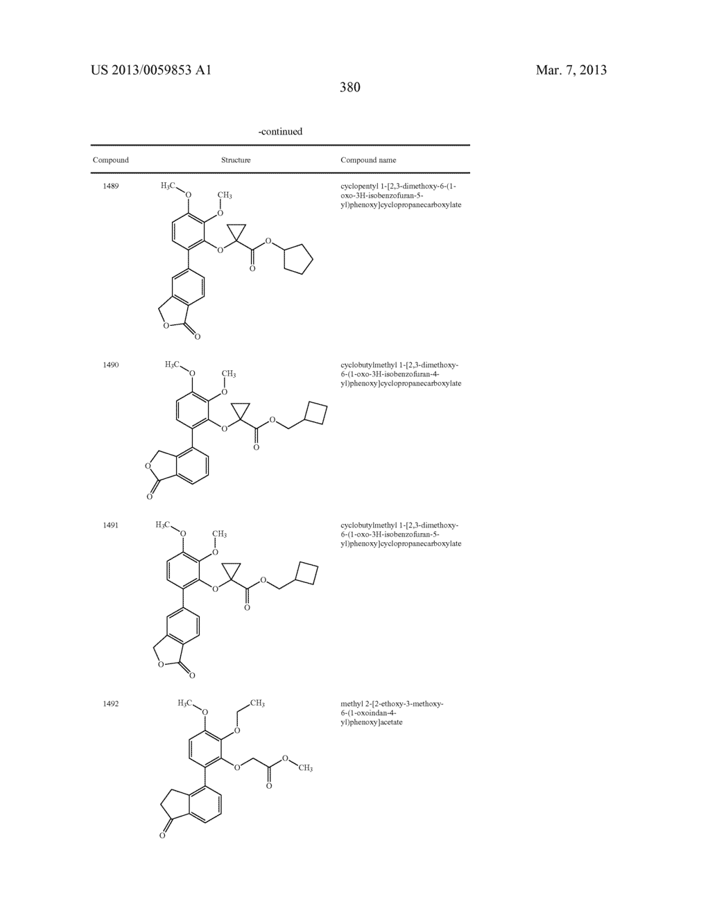 BIARYL PHOSPHODIESTERASE INHIBITORS - diagram, schematic, and image 381