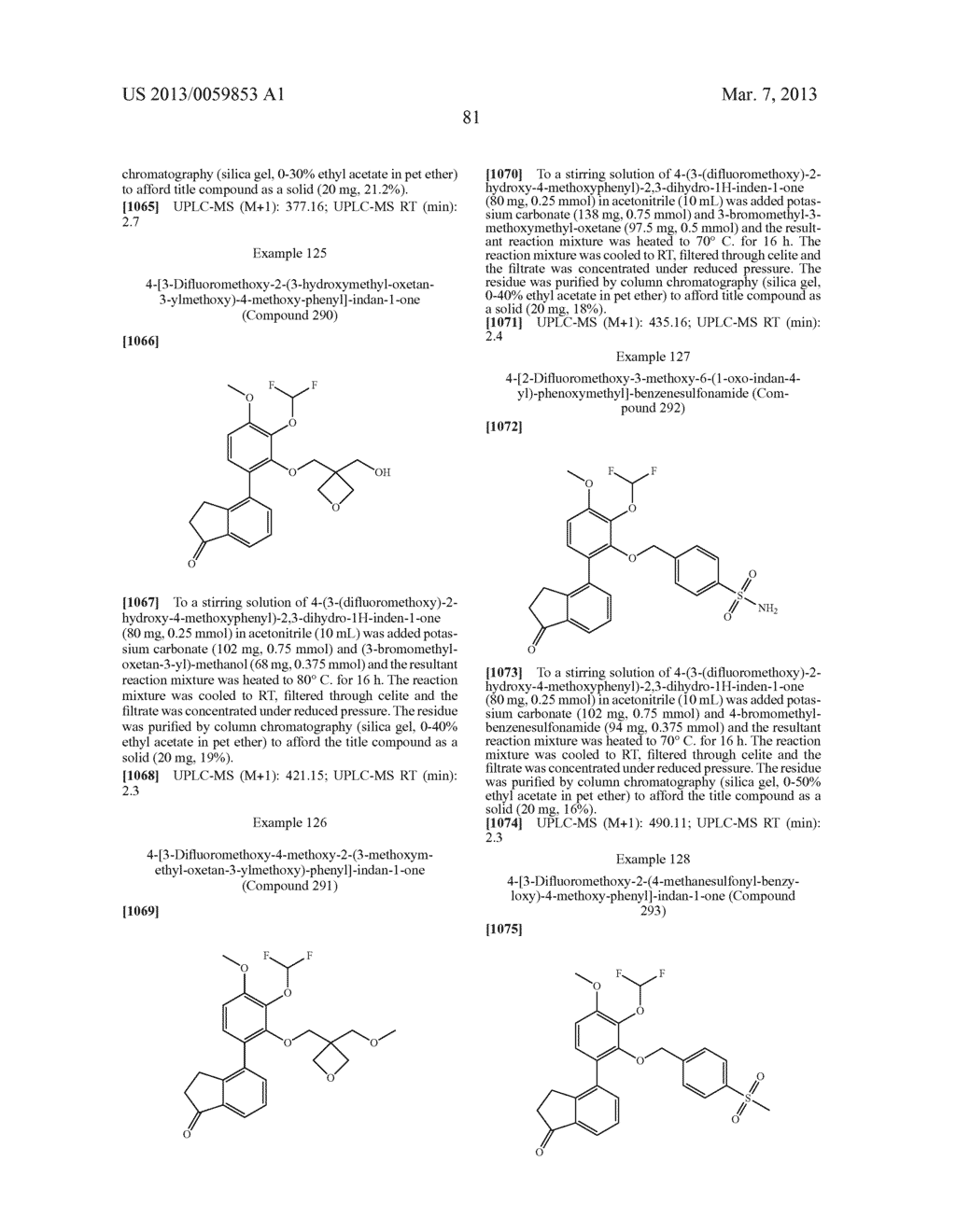 BIARYL PHOSPHODIESTERASE INHIBITORS - diagram, schematic, and image 82