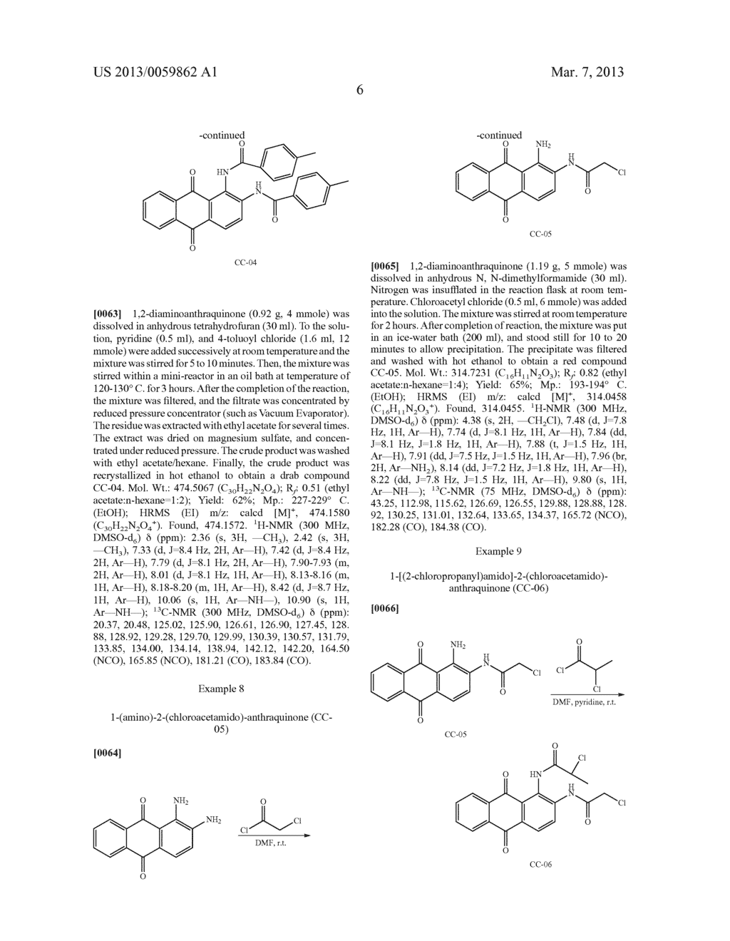 Novel 1, 2-Disubstituted Amido-anthraquinone Derivatives, Preparation     Method and application thereof - diagram, schematic, and image 20