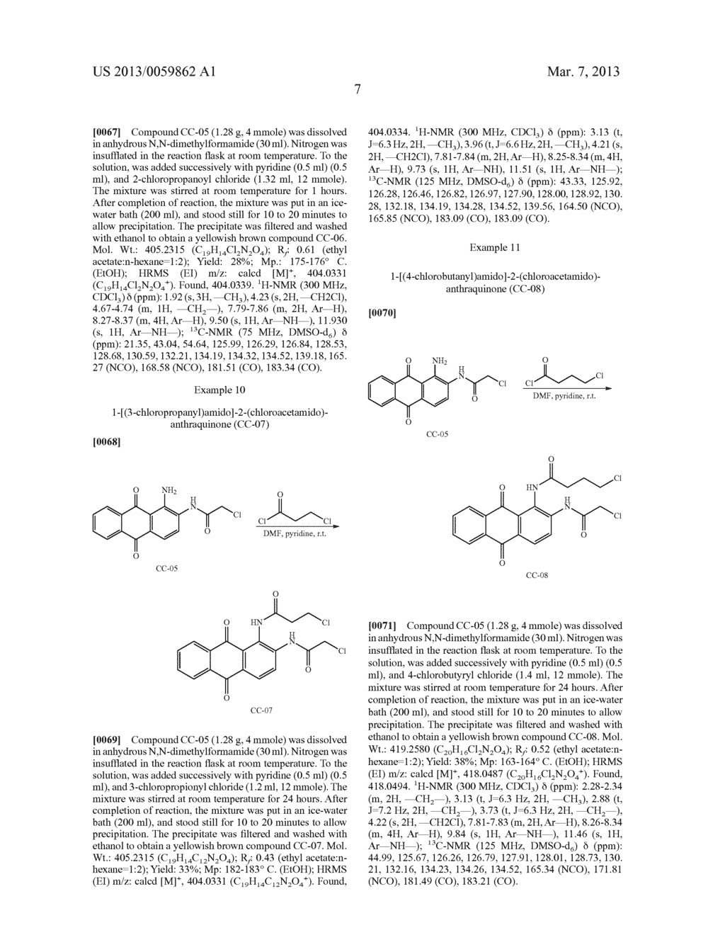 Novel 1, 2-Disubstituted Amido-anthraquinone Derivatives, Preparation     Method and application thereof - diagram, schematic, and image 21