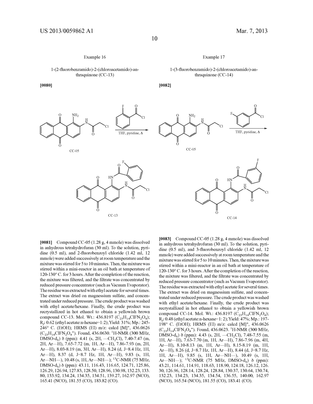 Novel 1, 2-Disubstituted Amido-anthraquinone Derivatives, Preparation     Method and application thereof - diagram, schematic, and image 24