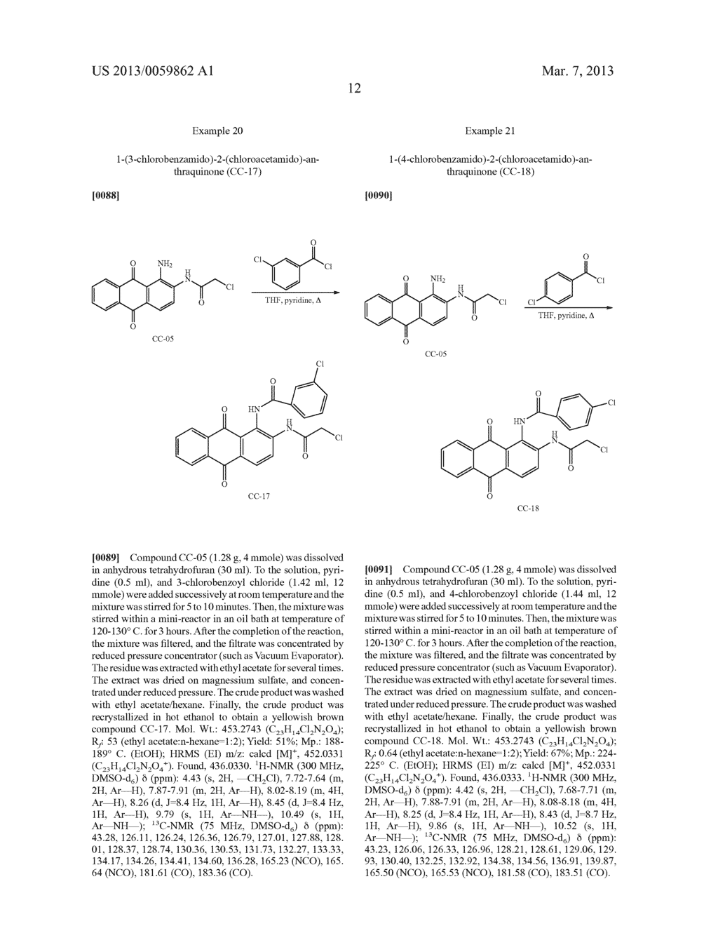 Novel 1, 2-Disubstituted Amido-anthraquinone Derivatives, Preparation     Method and application thereof - diagram, schematic, and image 26