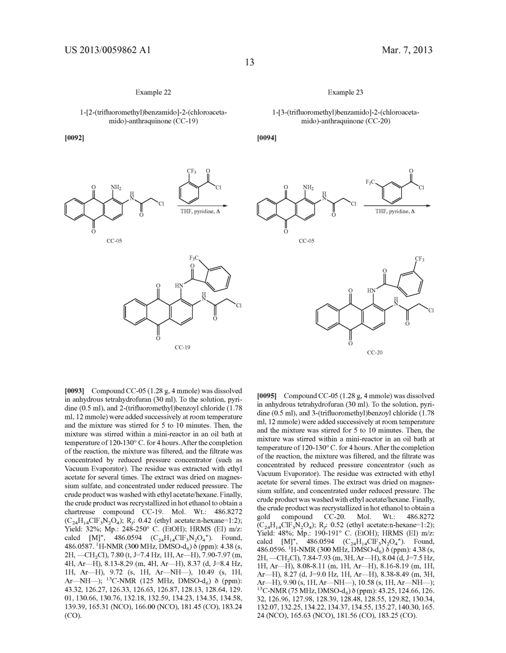 Novel 1, 2-Disubstituted Amido-anthraquinone Derivatives, Preparation     Method and application thereof - diagram, schematic, and image 27