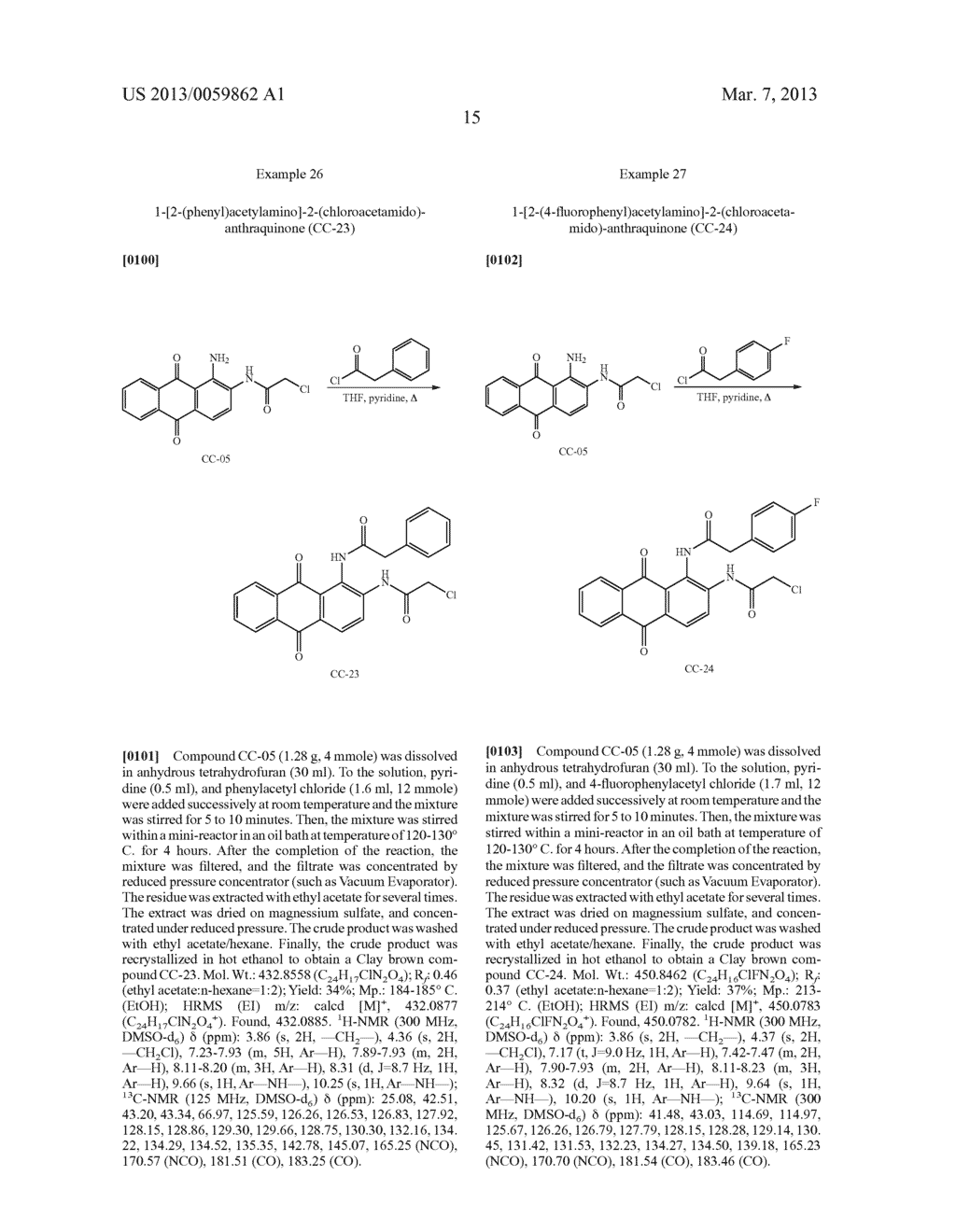 Novel 1, 2-Disubstituted Amido-anthraquinone Derivatives, Preparation     Method and application thereof - diagram, schematic, and image 29