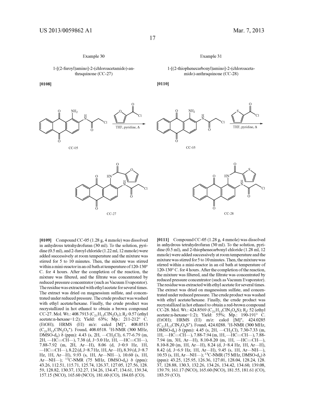 Novel 1, 2-Disubstituted Amido-anthraquinone Derivatives, Preparation     Method and application thereof - diagram, schematic, and image 31