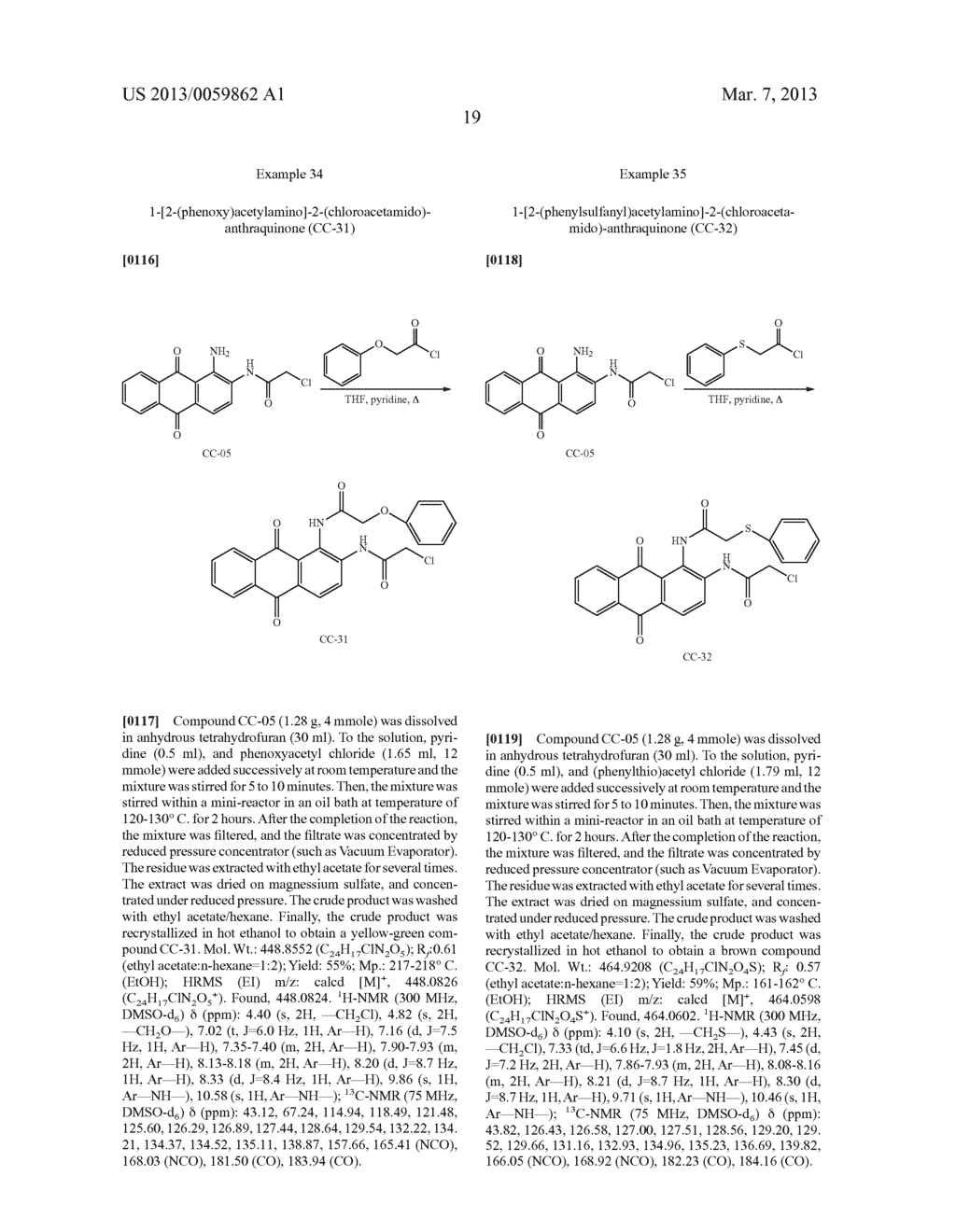 Novel 1, 2-Disubstituted Amido-anthraquinone Derivatives, Preparation     Method and application thereof - diagram, schematic, and image 33