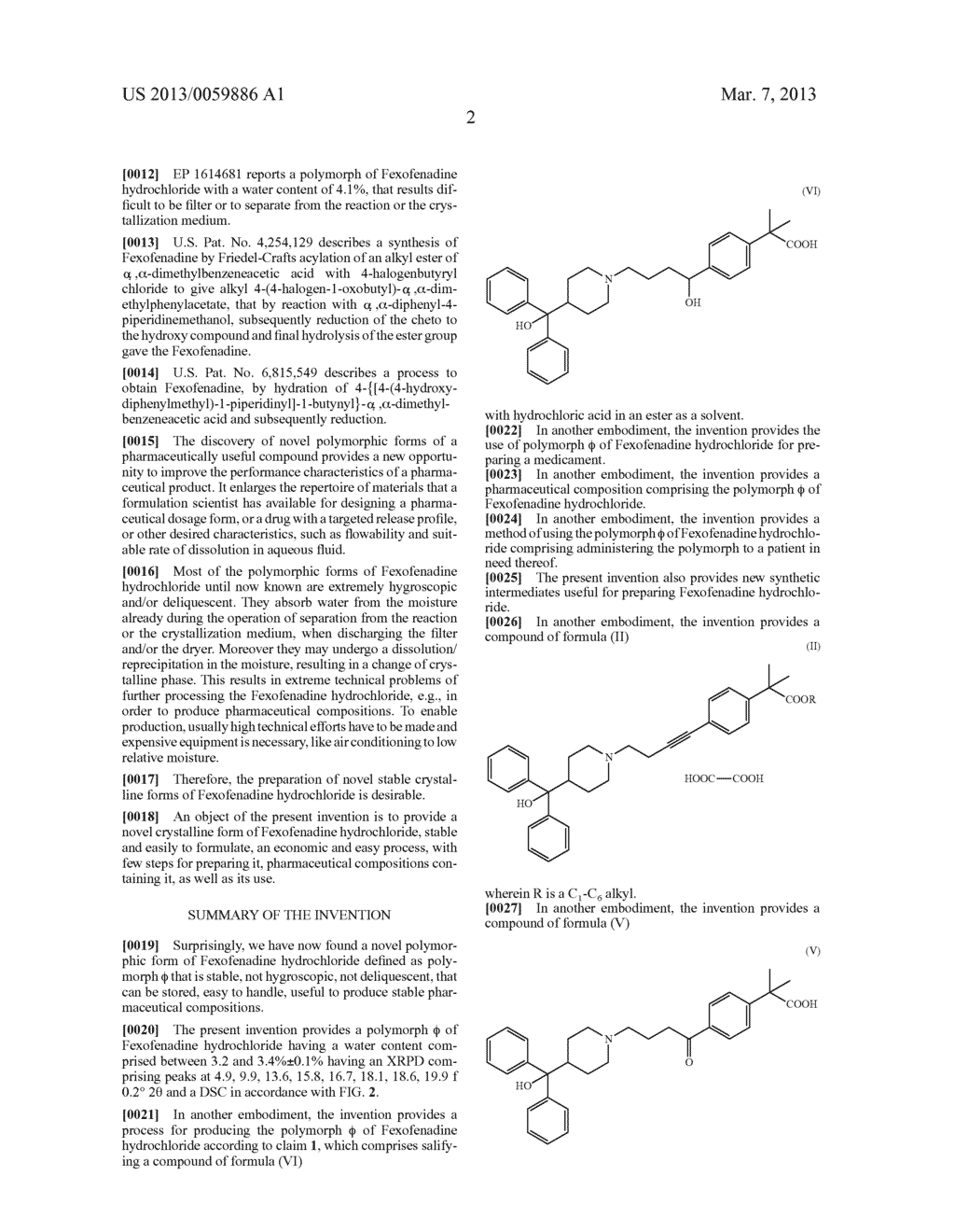 POLYMORPHIC FORM OF FEXOFENADINE HYDROCHLORIDE, INTERMEDIATES AND PROCESS     FOR ITS PREPARATION - diagram, schematic, and image 07