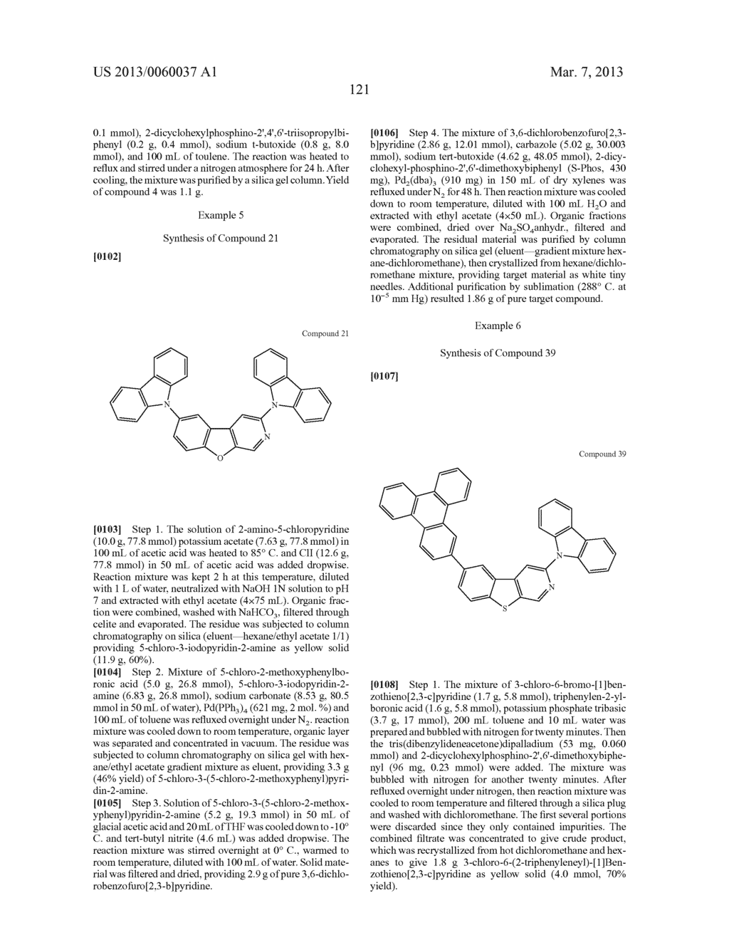 MATERIALS WITH AZA-DIBENZOTHIOPHENE OR AZA-DIBENZOFURAN CORE FOR PHOLED - diagram, schematic, and image 126