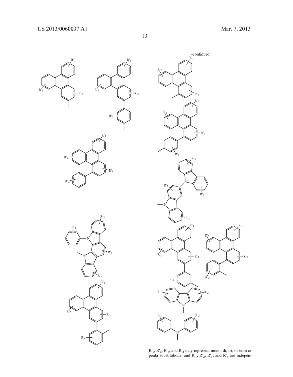 MATERIALS WITH AZA-DIBENZOTHIOPHENE OR AZA-DIBENZOFURAN CORE FOR PHOLED - diagram, schematic, and image 18