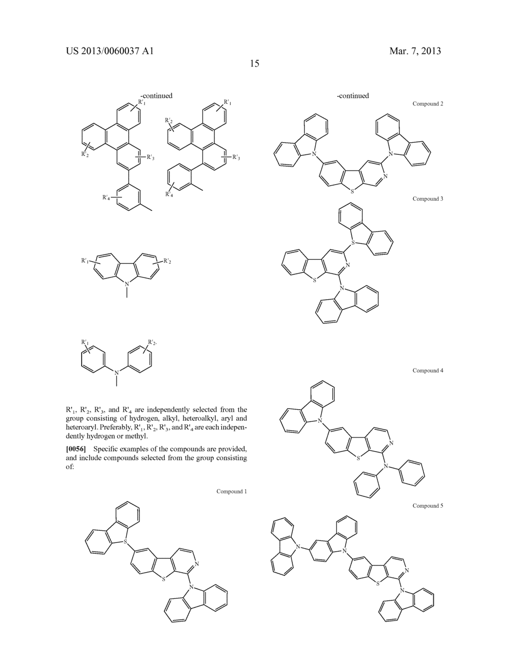 MATERIALS WITH AZA-DIBENZOTHIOPHENE OR AZA-DIBENZOFURAN CORE FOR PHOLED - diagram, schematic, and image 20