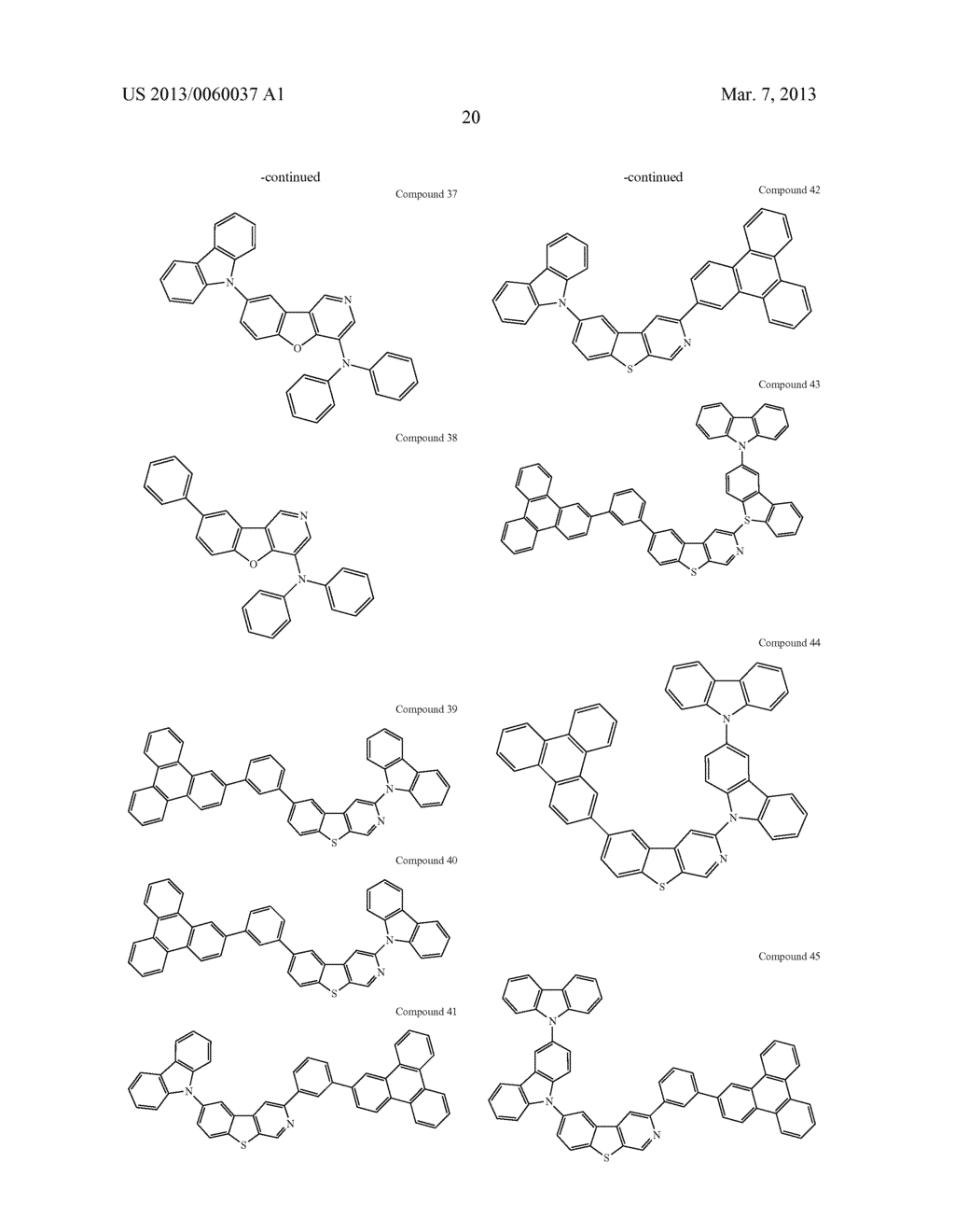 MATERIALS WITH AZA-DIBENZOTHIOPHENE OR AZA-DIBENZOFURAN CORE FOR PHOLED - diagram, schematic, and image 25