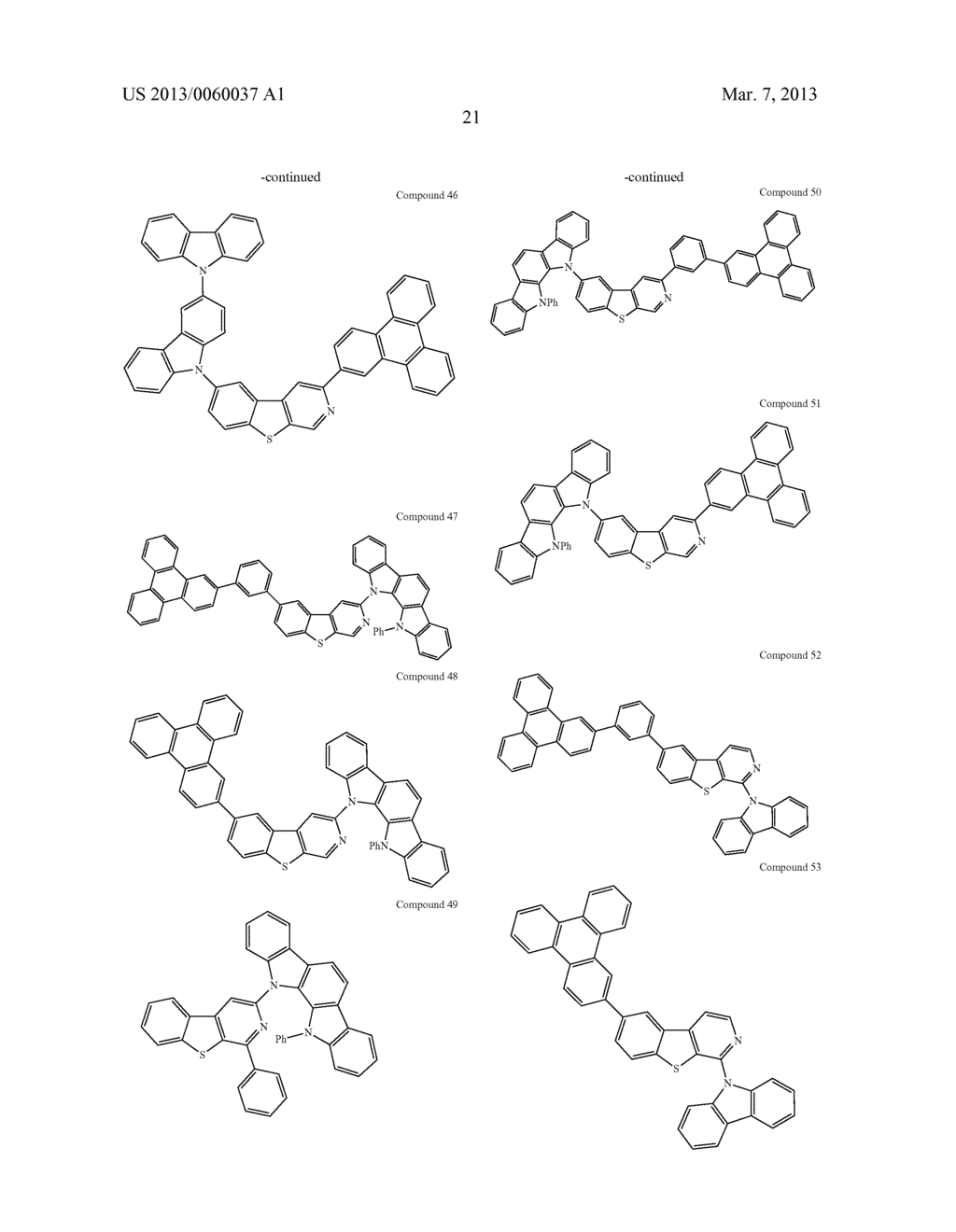 MATERIALS WITH AZA-DIBENZOTHIOPHENE OR AZA-DIBENZOFURAN CORE FOR PHOLED - diagram, schematic, and image 26