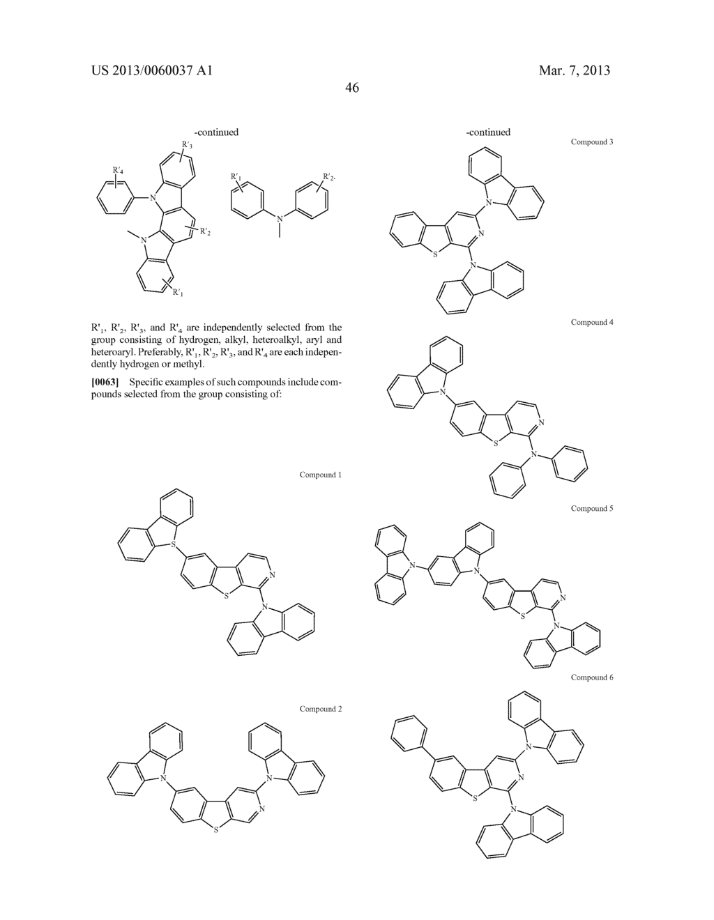 MATERIALS WITH AZA-DIBENZOTHIOPHENE OR AZA-DIBENZOFURAN CORE FOR PHOLED - diagram, schematic, and image 51