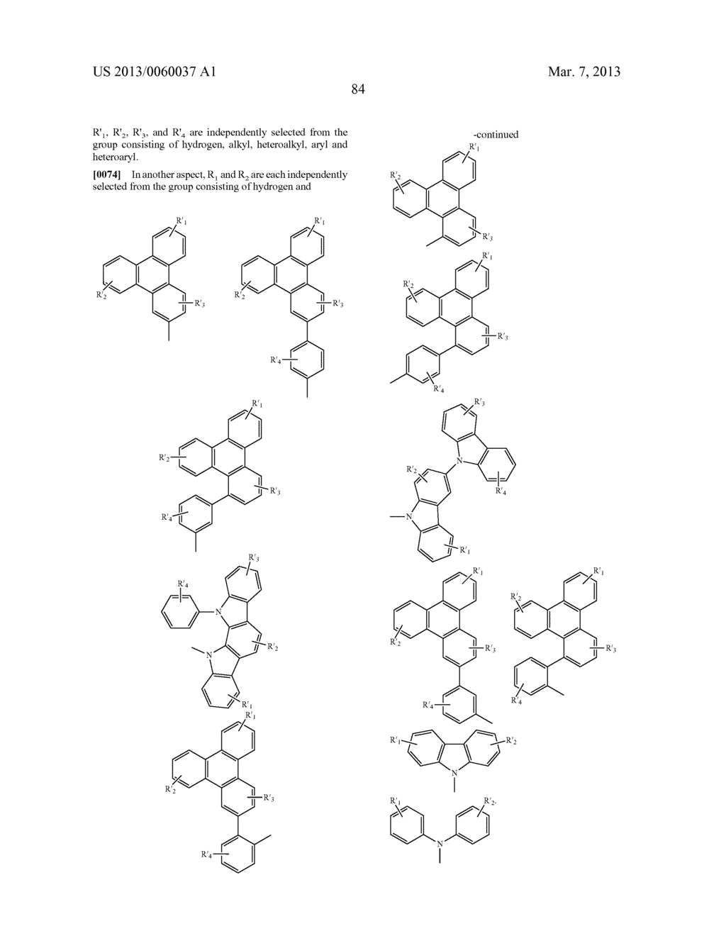 MATERIALS WITH AZA-DIBENZOTHIOPHENE OR AZA-DIBENZOFURAN CORE FOR PHOLED - diagram, schematic, and image 89