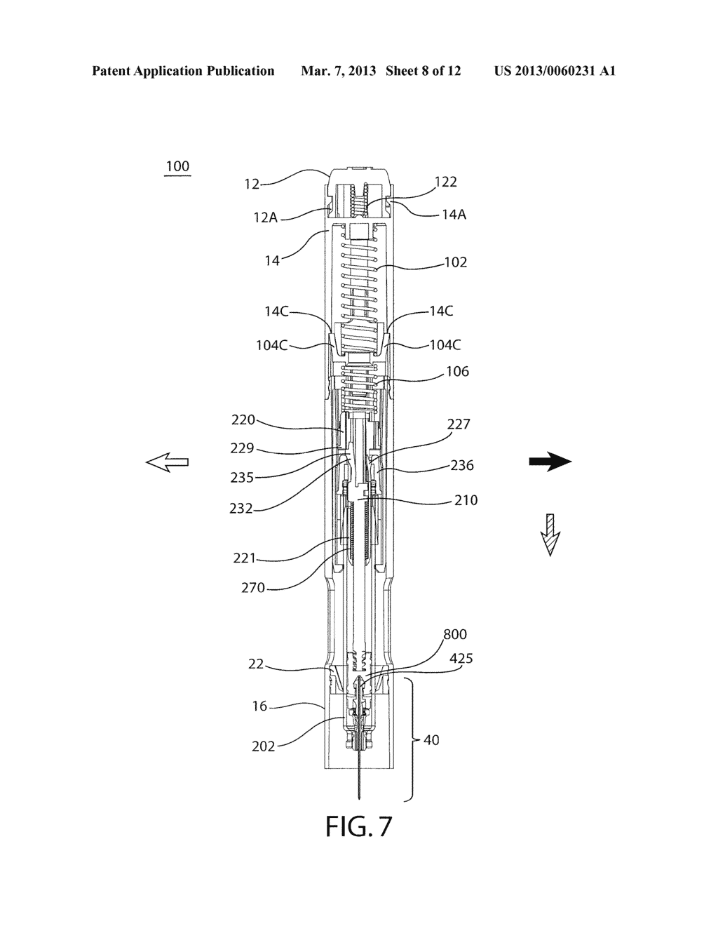 AUTO-INJECTOR FOR RETRACTABLE PREFILLED SYRINGE - diagram, schematic, and image 09