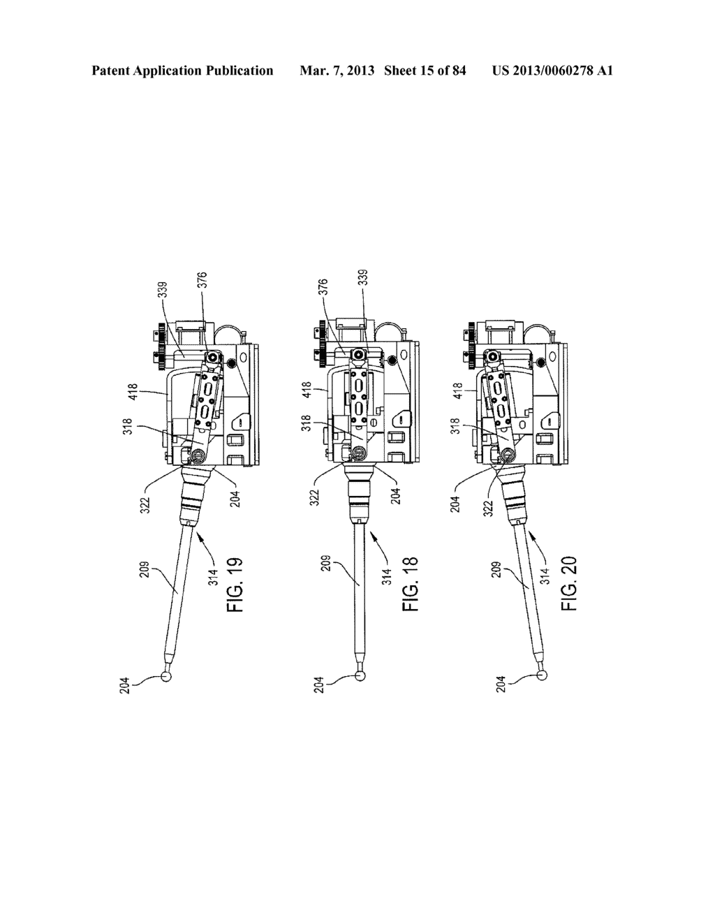 SURGICAL INSTRUMENT INCLUDING HOUSING, A CUTTING ACCESSORY THAT EXTENDS     FROM THE HOUSING AND ACTUATORS THAT ESTABLISH THE POSITION OF THE CUTTING     ACCESSORY RELATIVE TO THE HOUSING - diagram, schematic, and image 16