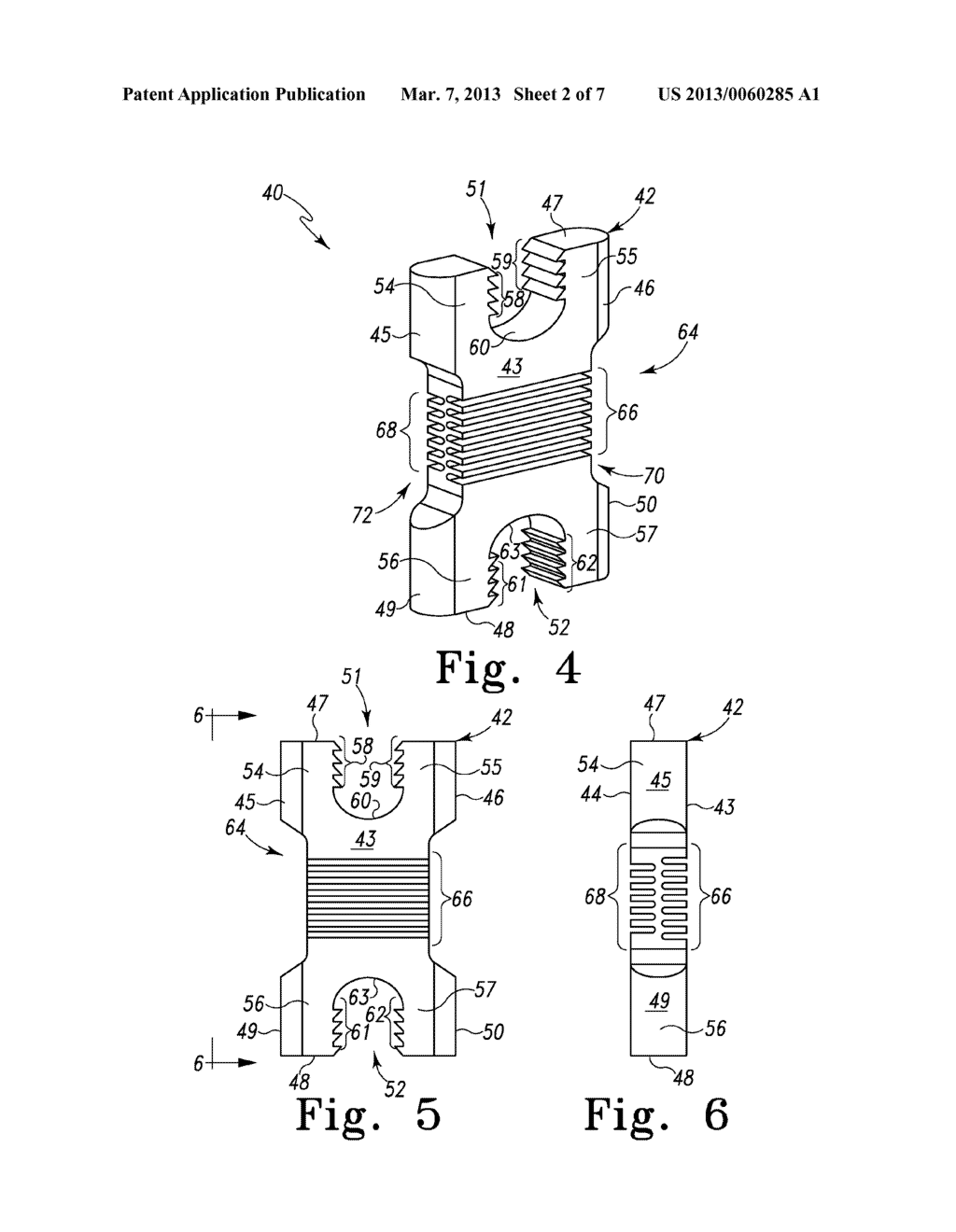 FLEXIBLE AND STATIC INTERSPINOUS/INTER-LAMINAR SPINAL SPACERS - diagram, schematic, and image 03