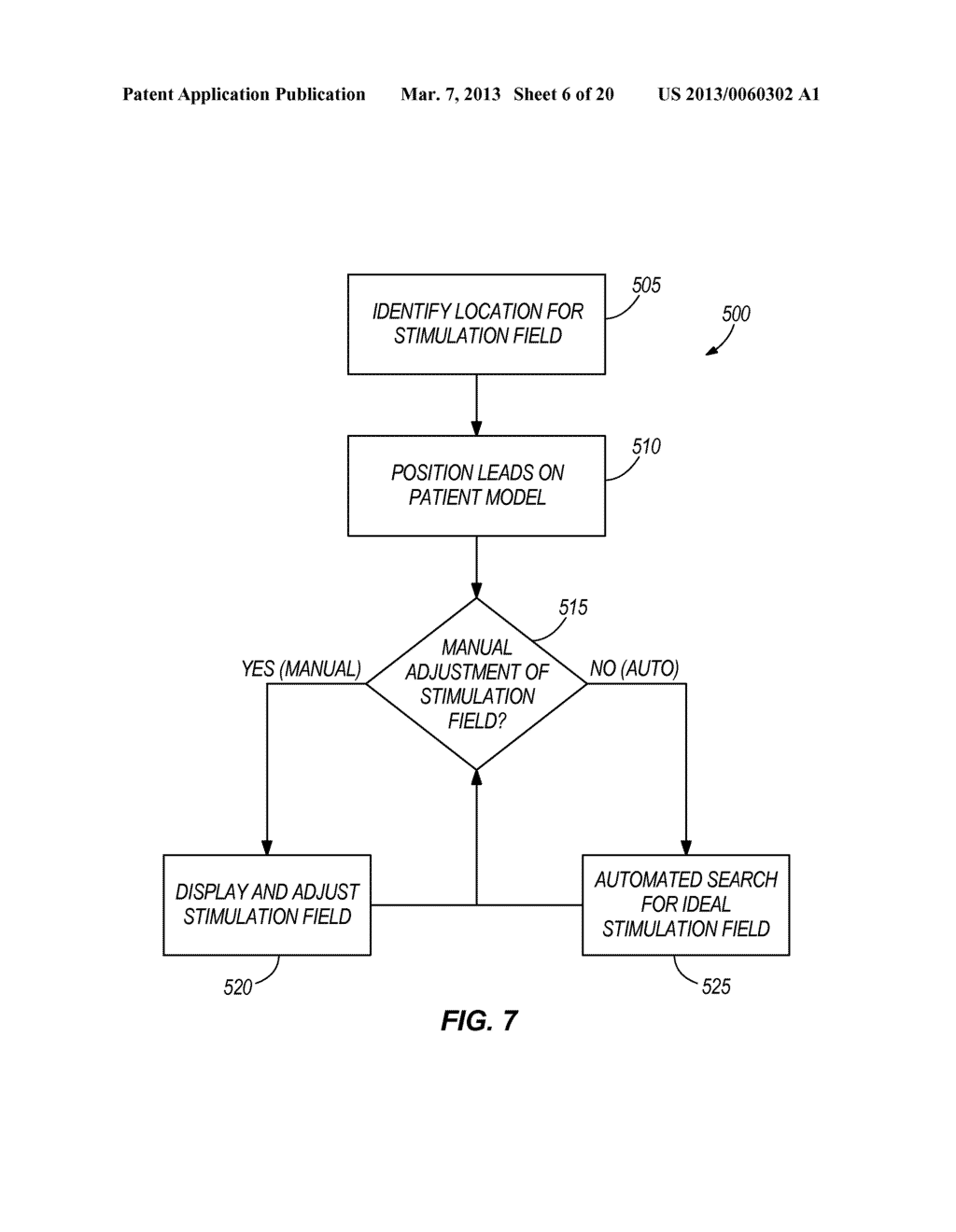 AUTOMATED SEARCH TO IDENTIFY A LOCATION FOR ELECTRICAL STIMULATION TO     TREAT A PATIENT - diagram, schematic, and image 07