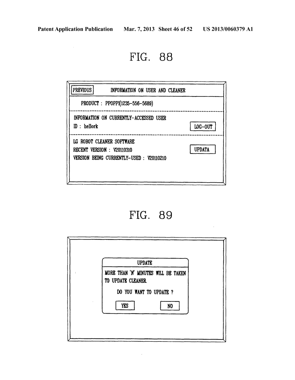 ROBOT CLEANER, AND SYSTEM AND METHOD FOR REMOTELY CONTROLLING THE SAME - diagram, schematic, and image 47