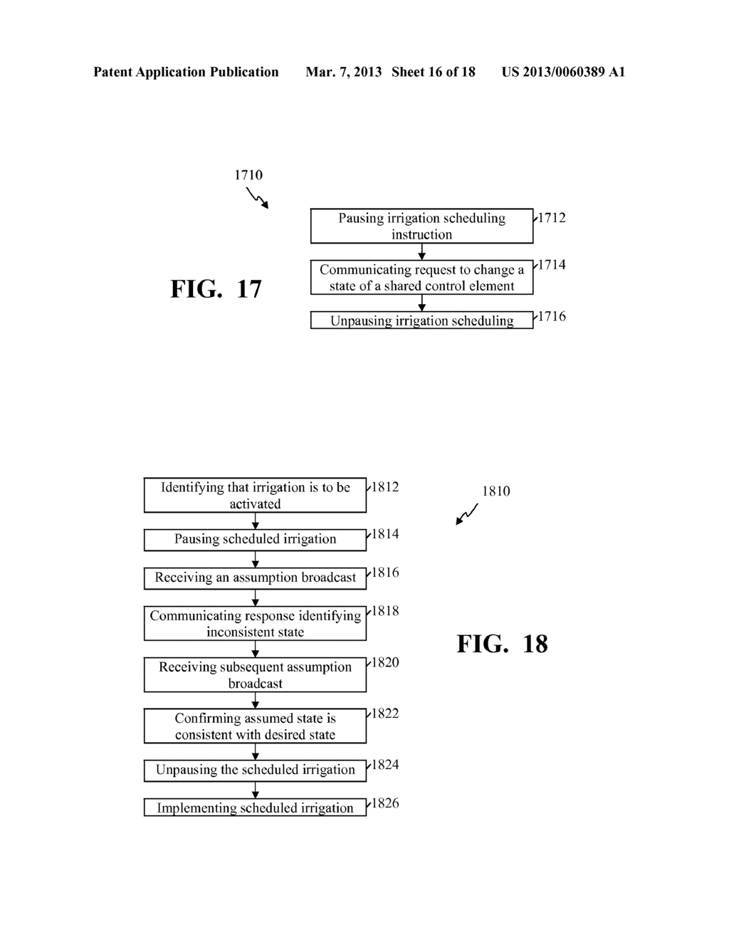 METHODS AND SYSTEMS FOR USE IN CONTROLLING IRRIGATION - diagram, schematic, and image 17