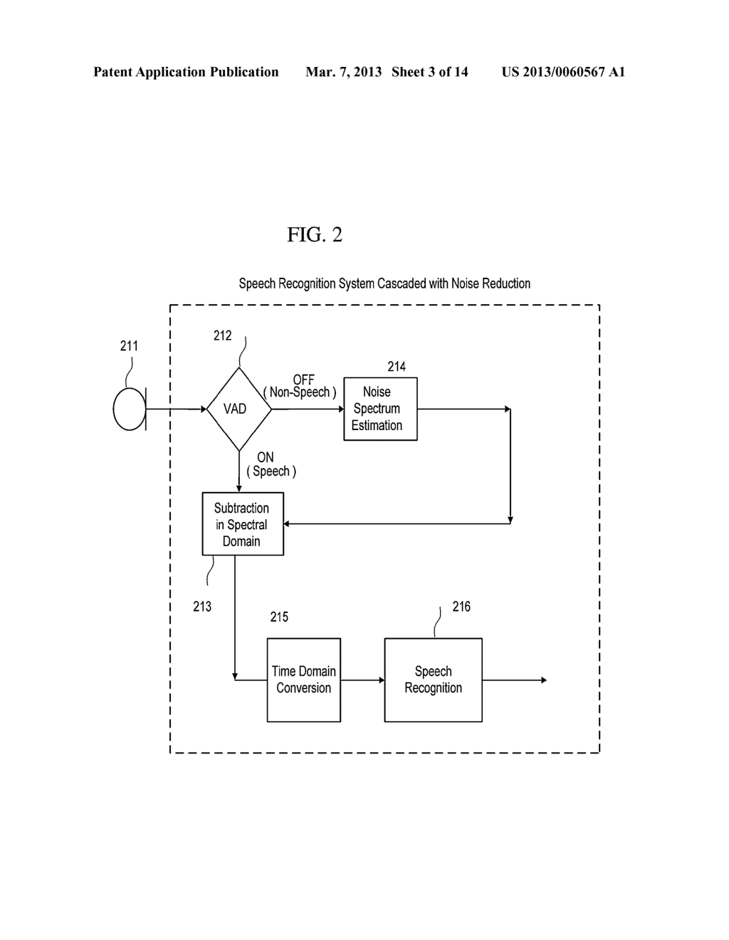 Front-End Noise Reduction for Speech Recognition Engine - diagram, schematic, and image 04